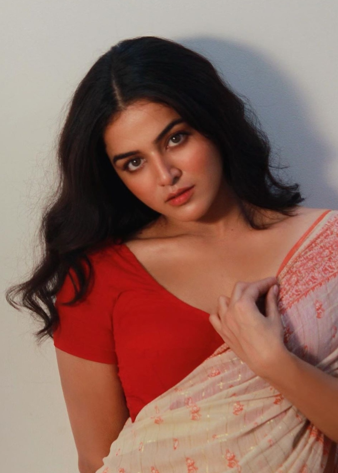 Wamiqa Gabbi Hot Navel Saree Pics