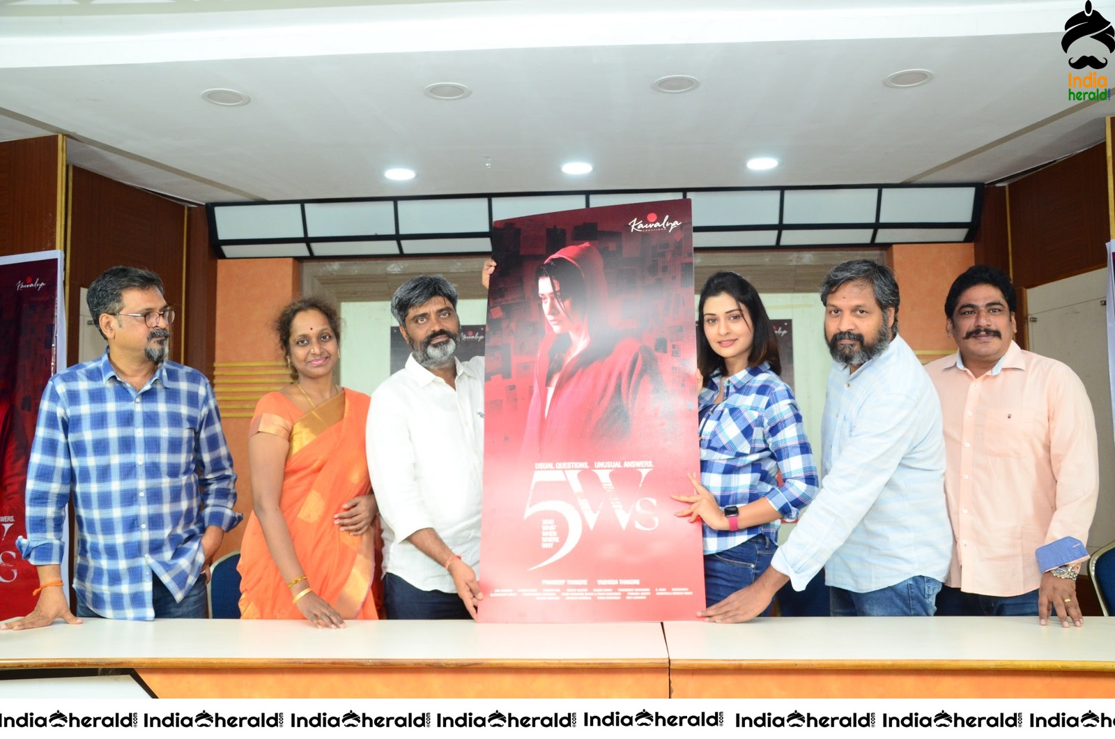 5WS Payal Rajput new Movie First Look and Title announcement Photos Set 1