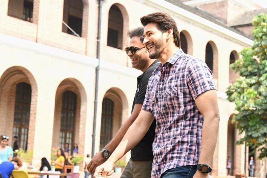 SuperStar Mahesh Babu From The Sets OF Maharshi