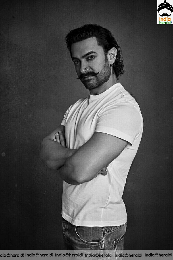 Aamir Khan latest black and white stills