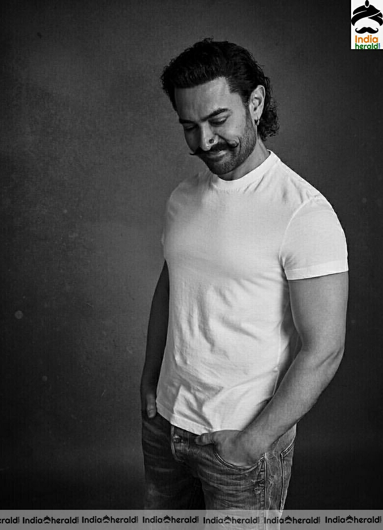 Aamir Khan latest black and white stills