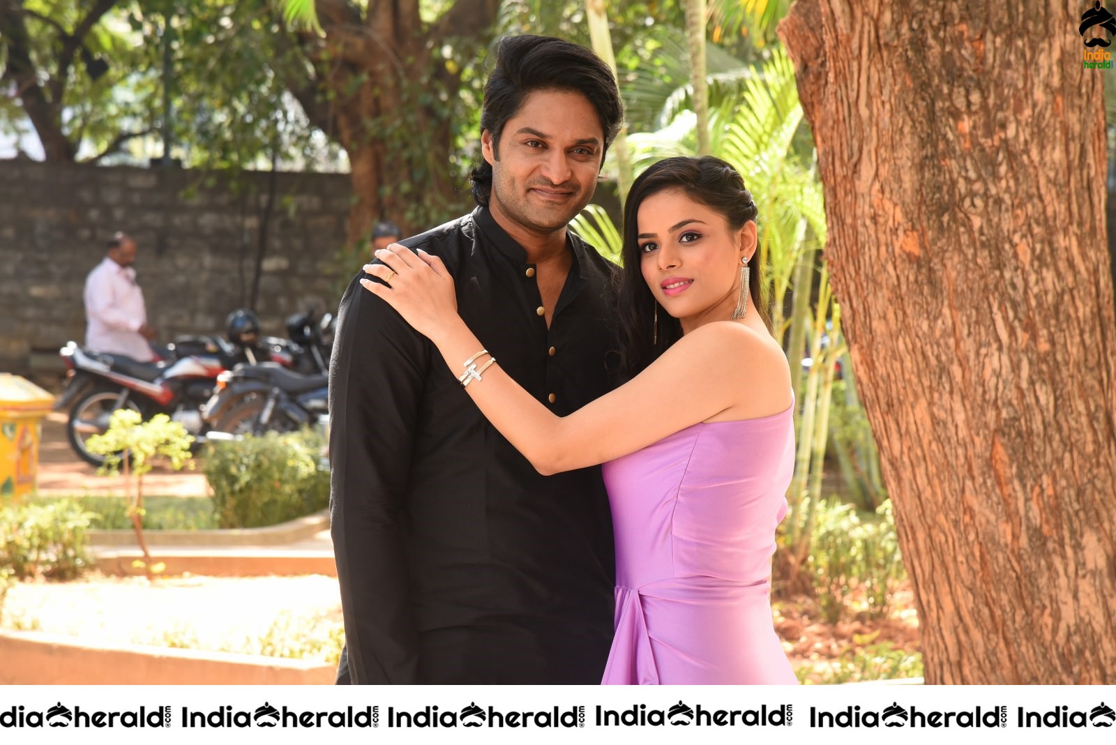Actor AbeRaam Varma Latest Photos with Female Lead Kirti Garg