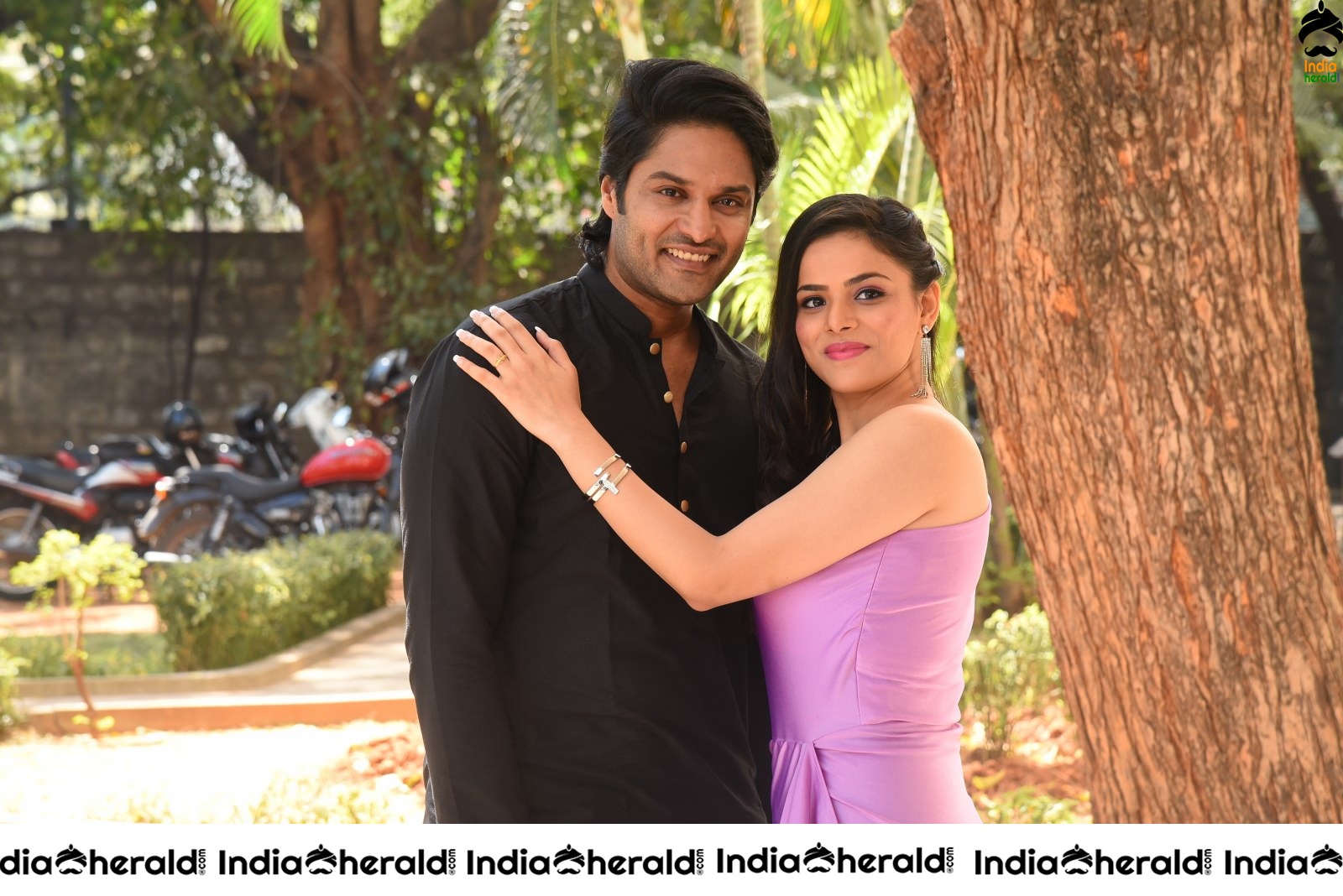 Actor AbeRaam Varma Latest Photos with Female Lead Kirti Garg