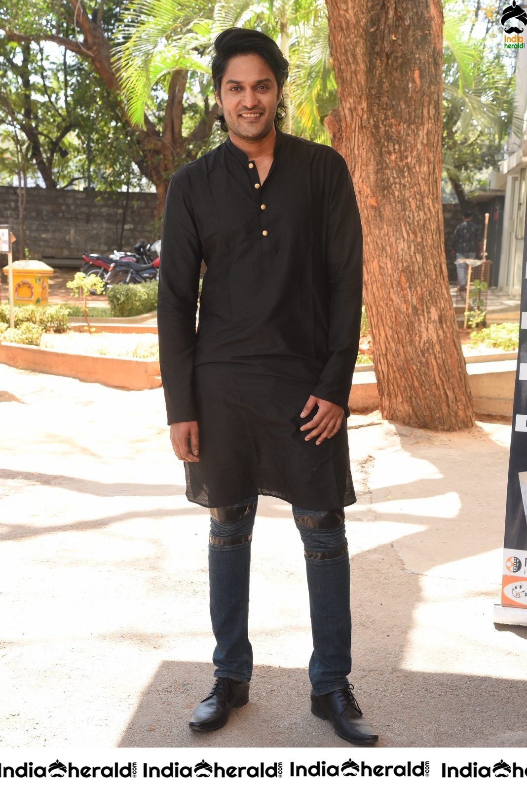 Actor AbeRaam Varma Latest Stills in Black