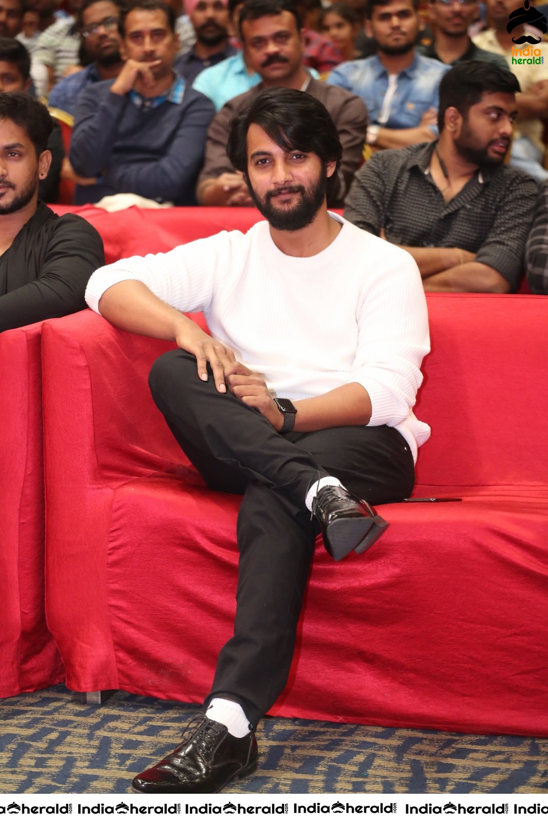 Actor Aditya Pudipeddiat Operation Gold Fish Pre Release Event Set 1