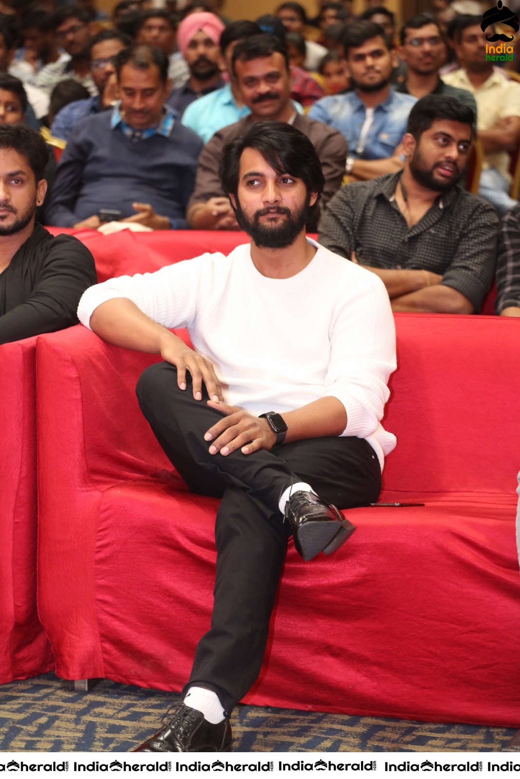 Actor Aditya Pudipeddiat Operation Gold Fish Pre Release Event Set 1