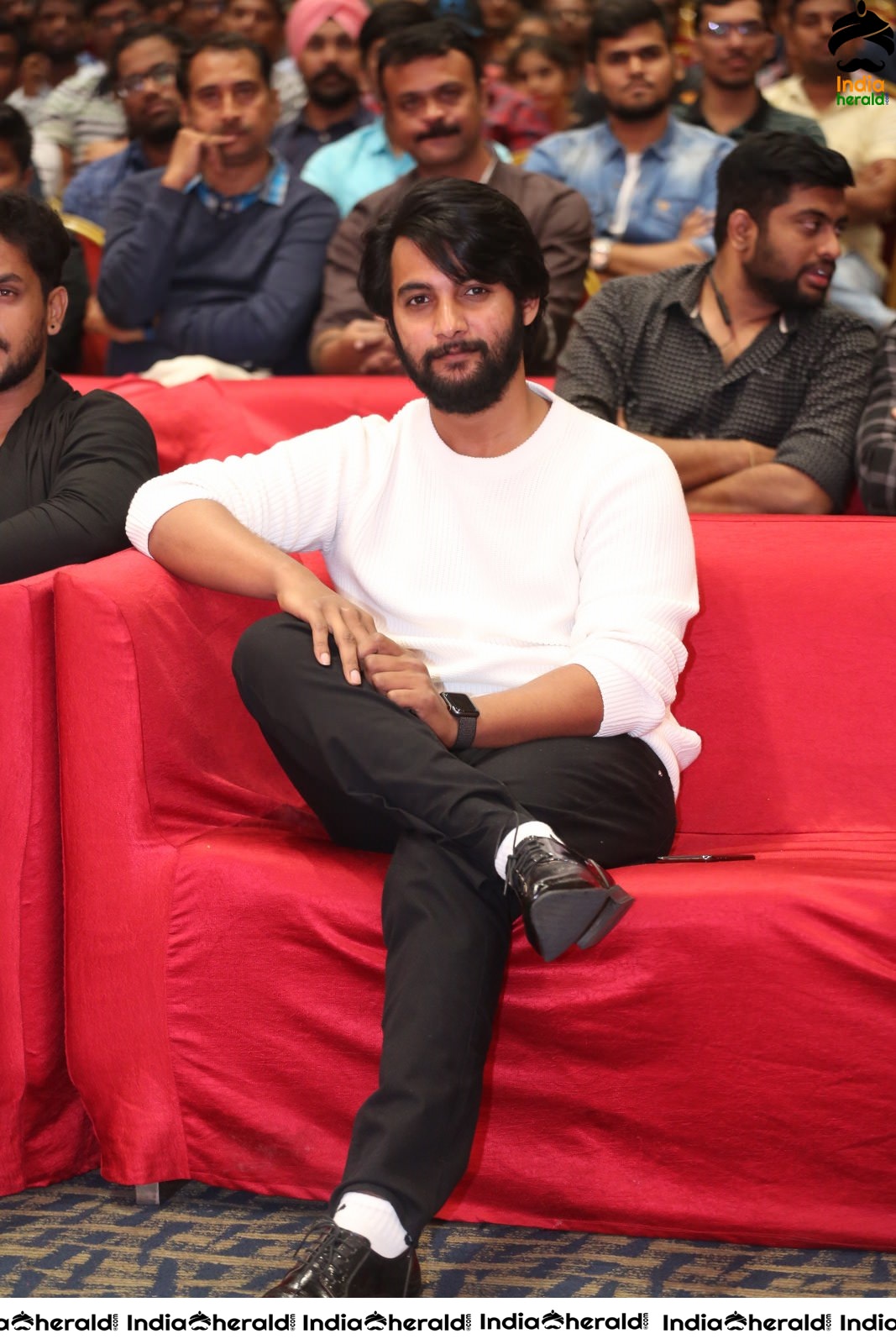 Actor Aditya Pudipeddiat Operation Gold Fish Pre Release Event Set 1