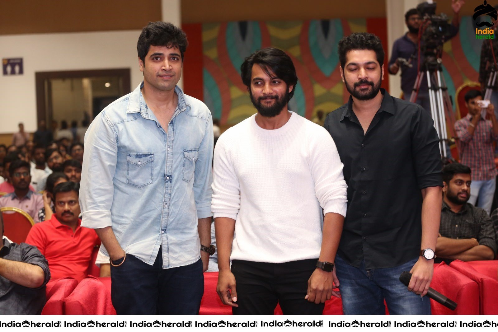 Actor Aditya Pudipeddiat Operation Gold Fish Pre Release Event Set 2