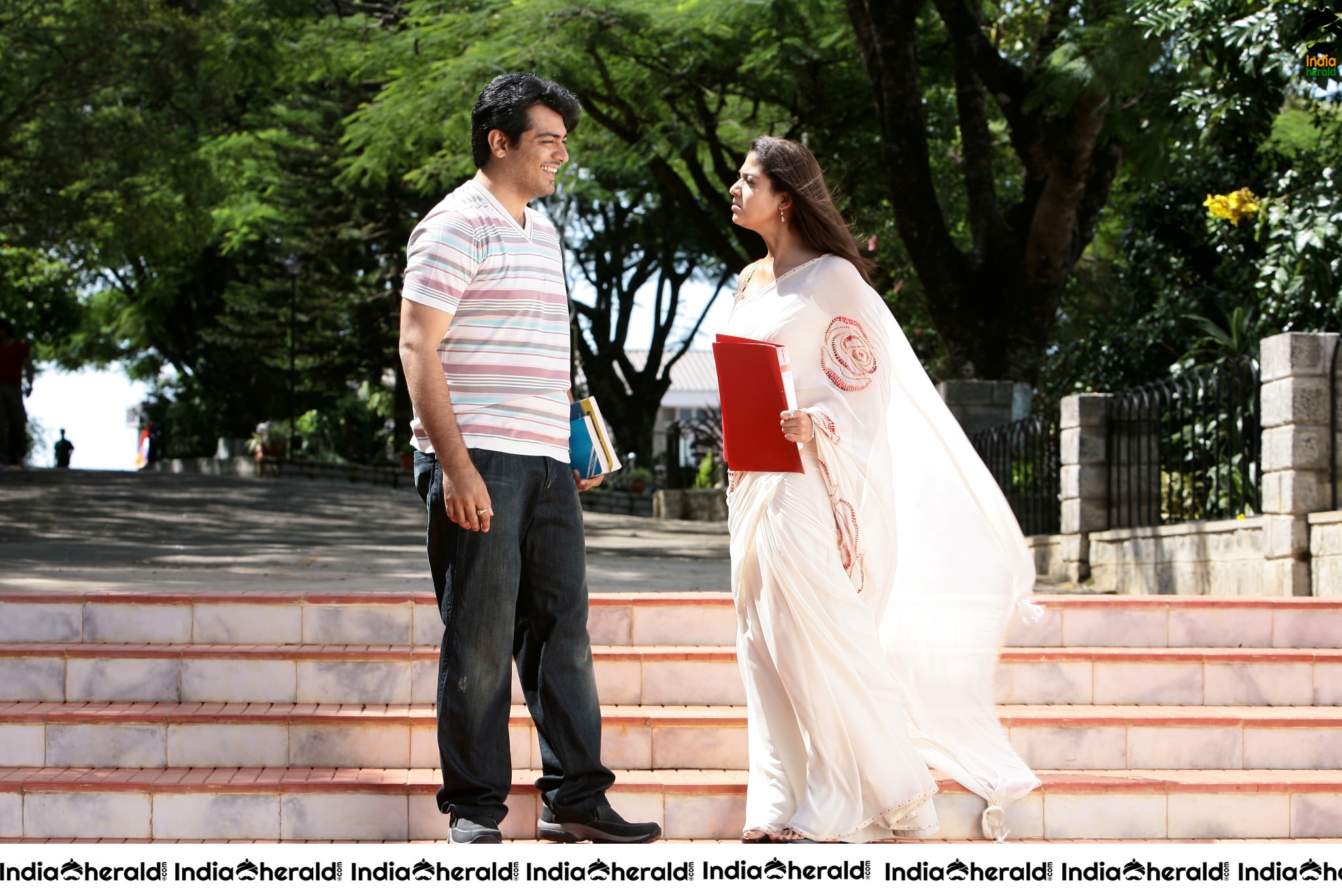 Actor Ajith Unseen Stills with Nayantara from his olden movie Set 1