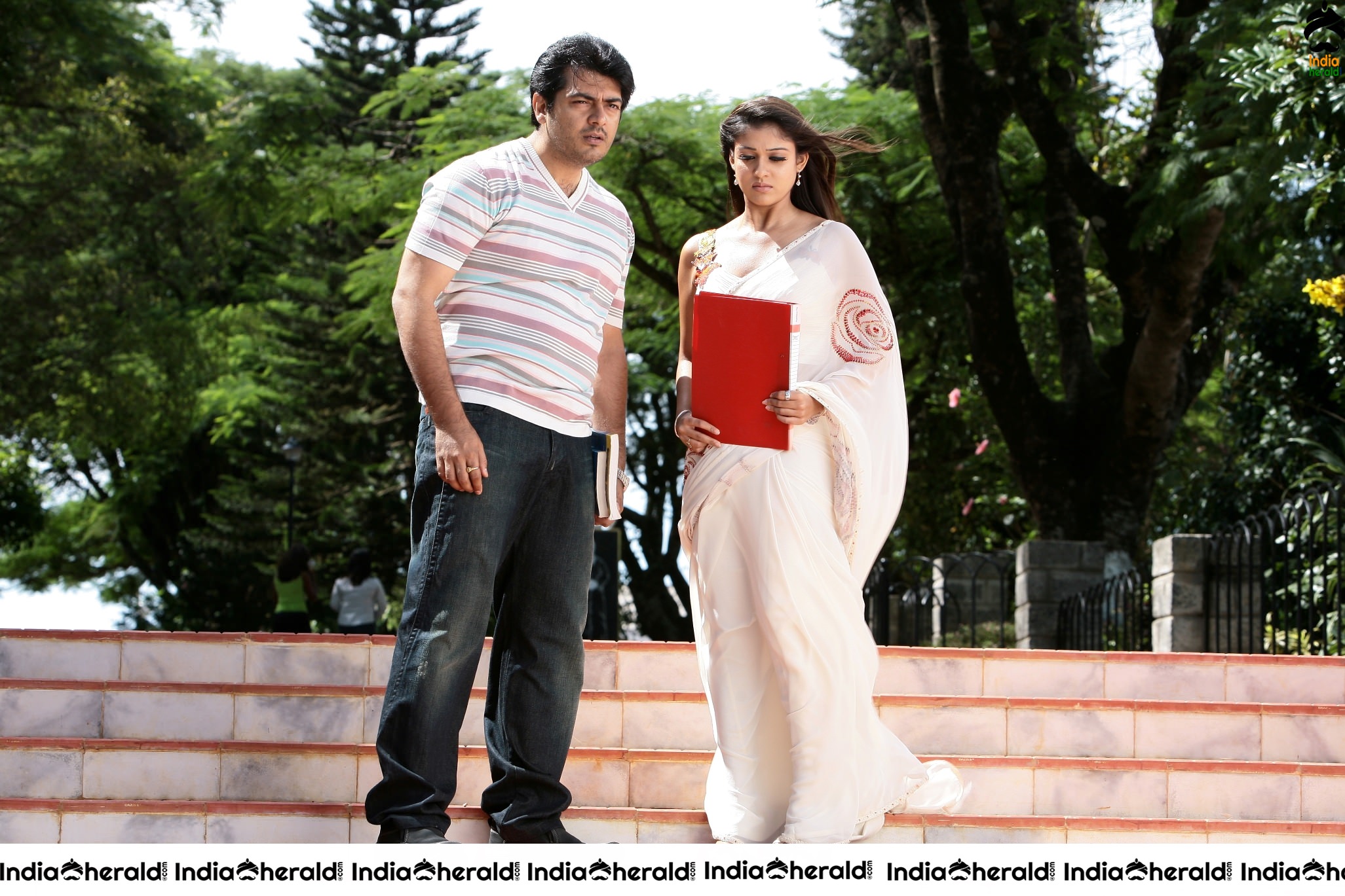 Actor Ajith Unseen Stills with Nayantara from his olden movie Set 1