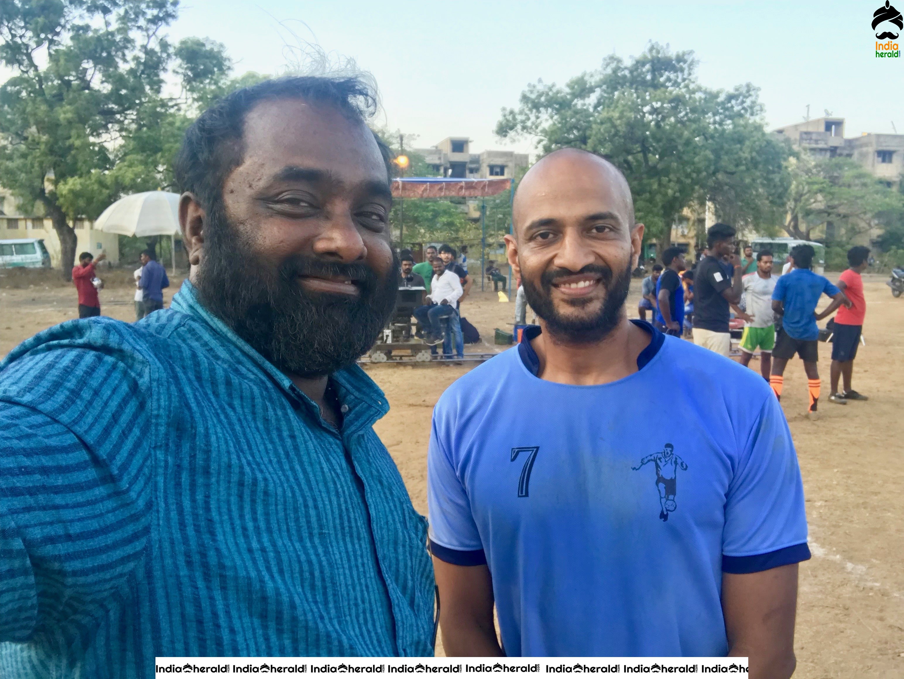 Actor AP Shreethar Stills from the shooting spot of Jadaa