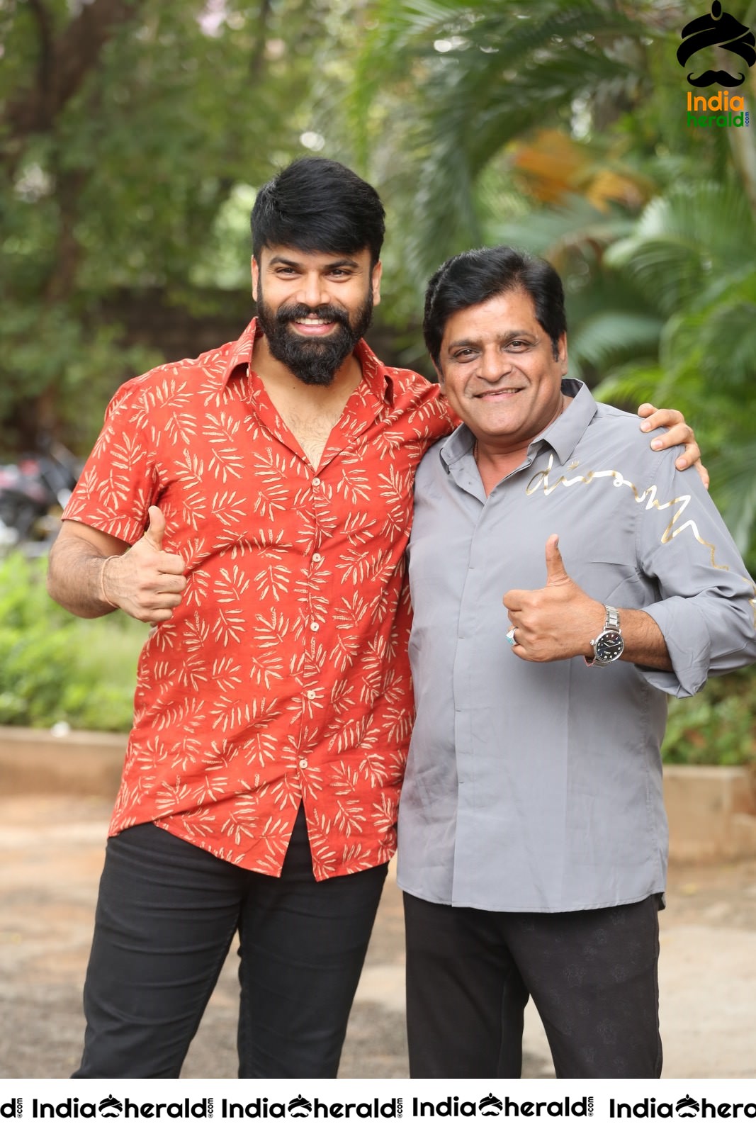 Actor Ashwin with Comedy Actor Ali