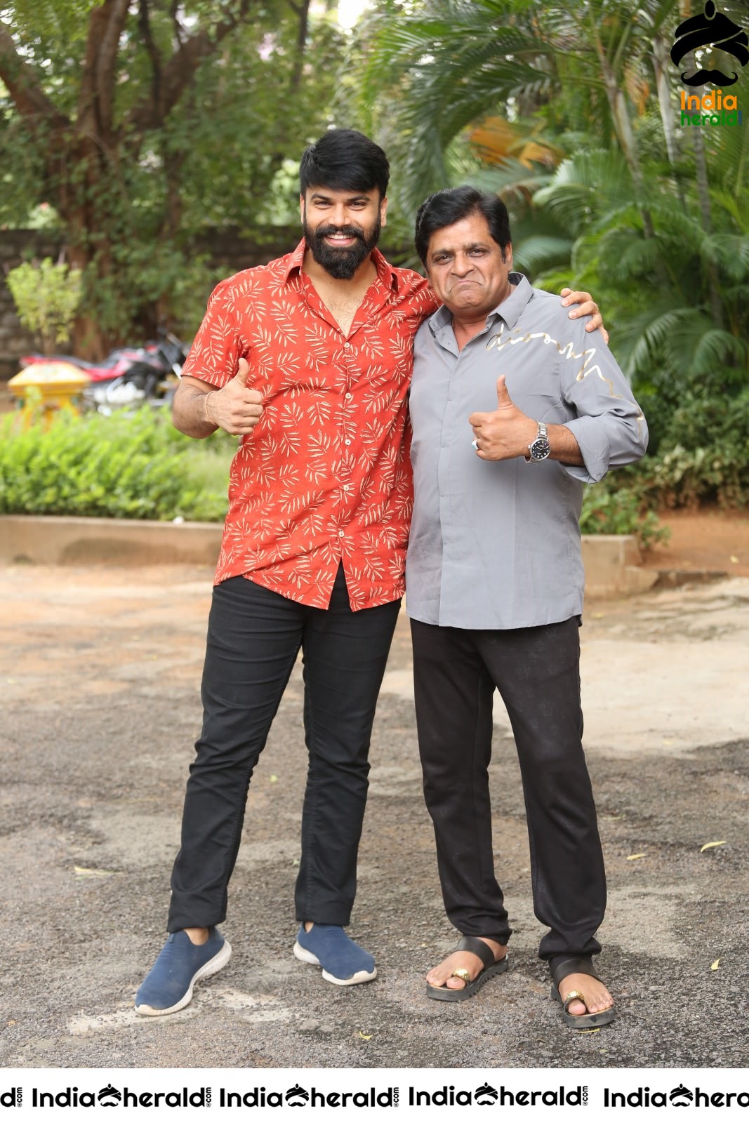 Actor Ashwin with Comedy Actor Ali