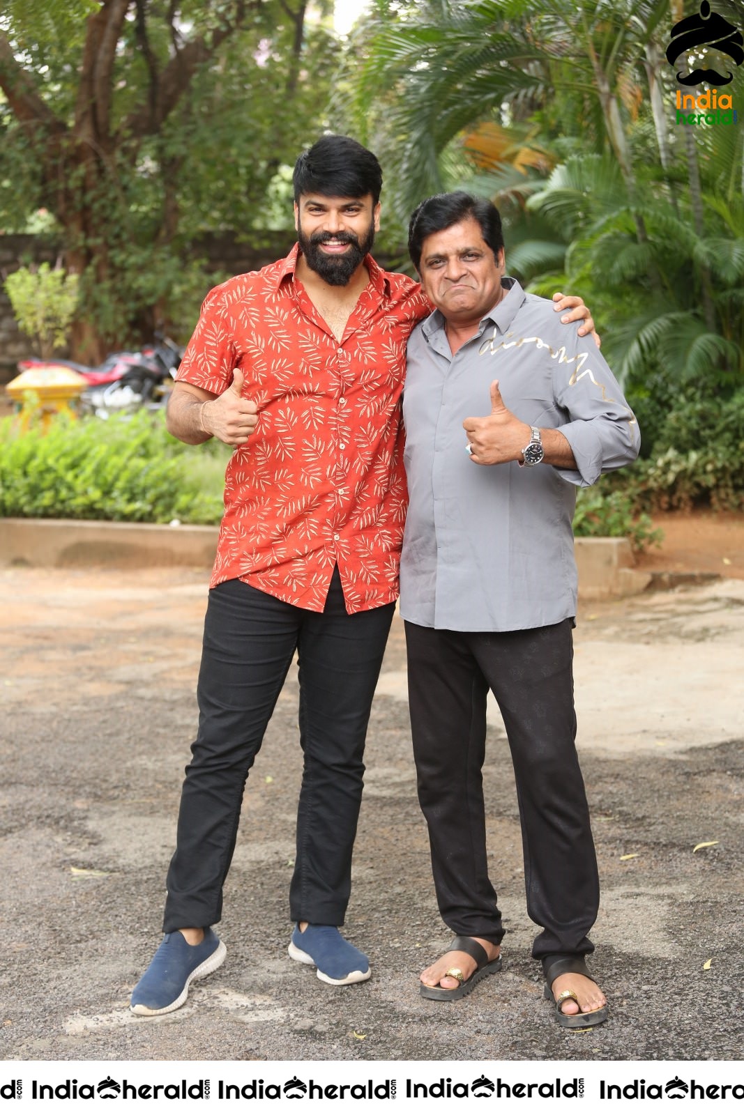 Actor Ashwin with Comedy Actor Ali