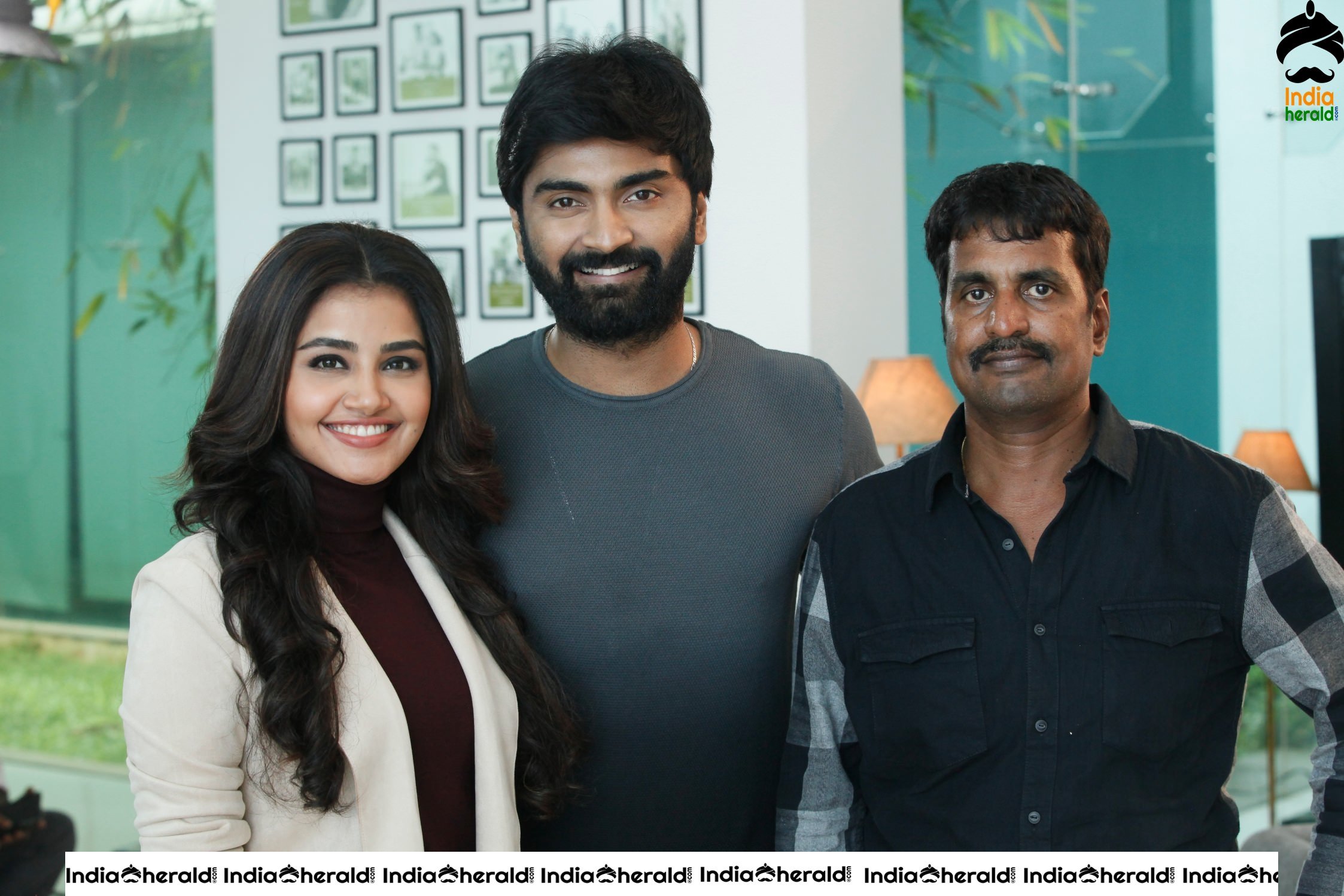 Actor Atharvaa Murali Latest Photos with Anupama Parameswaran
