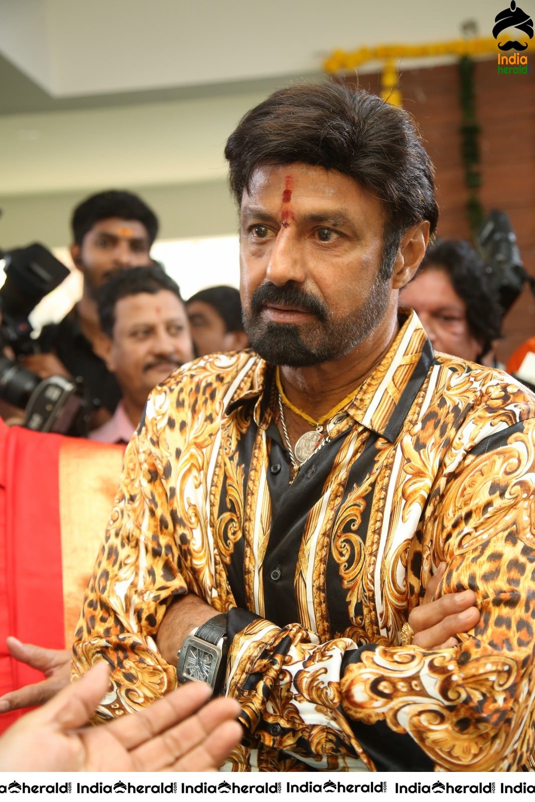 Actor Balakrishna Latest Stills from NBK106 Pooja Set 1