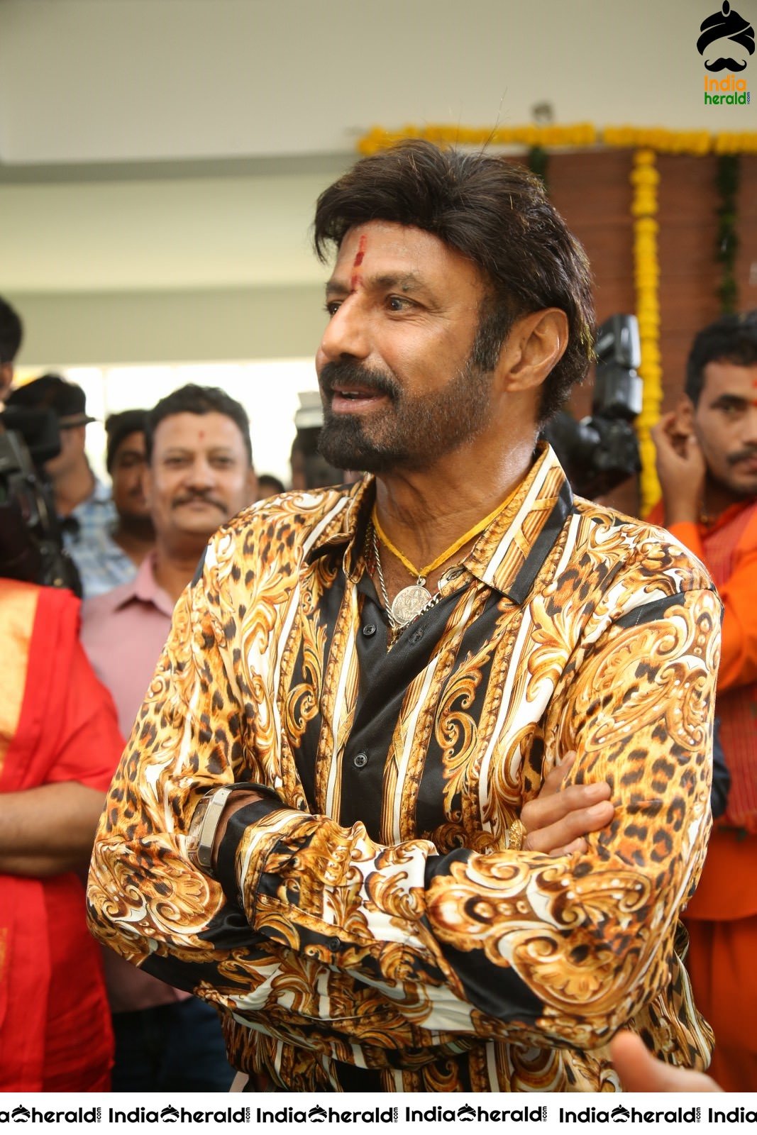 Actor Balakrishna Latest Stills from NBK106 Pooja Set 1