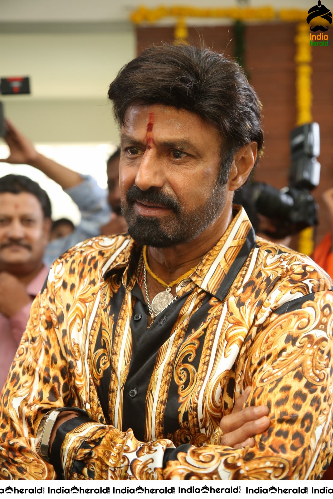 Actor Balakrishna Latest Stills from NBK106 Pooja Set 1