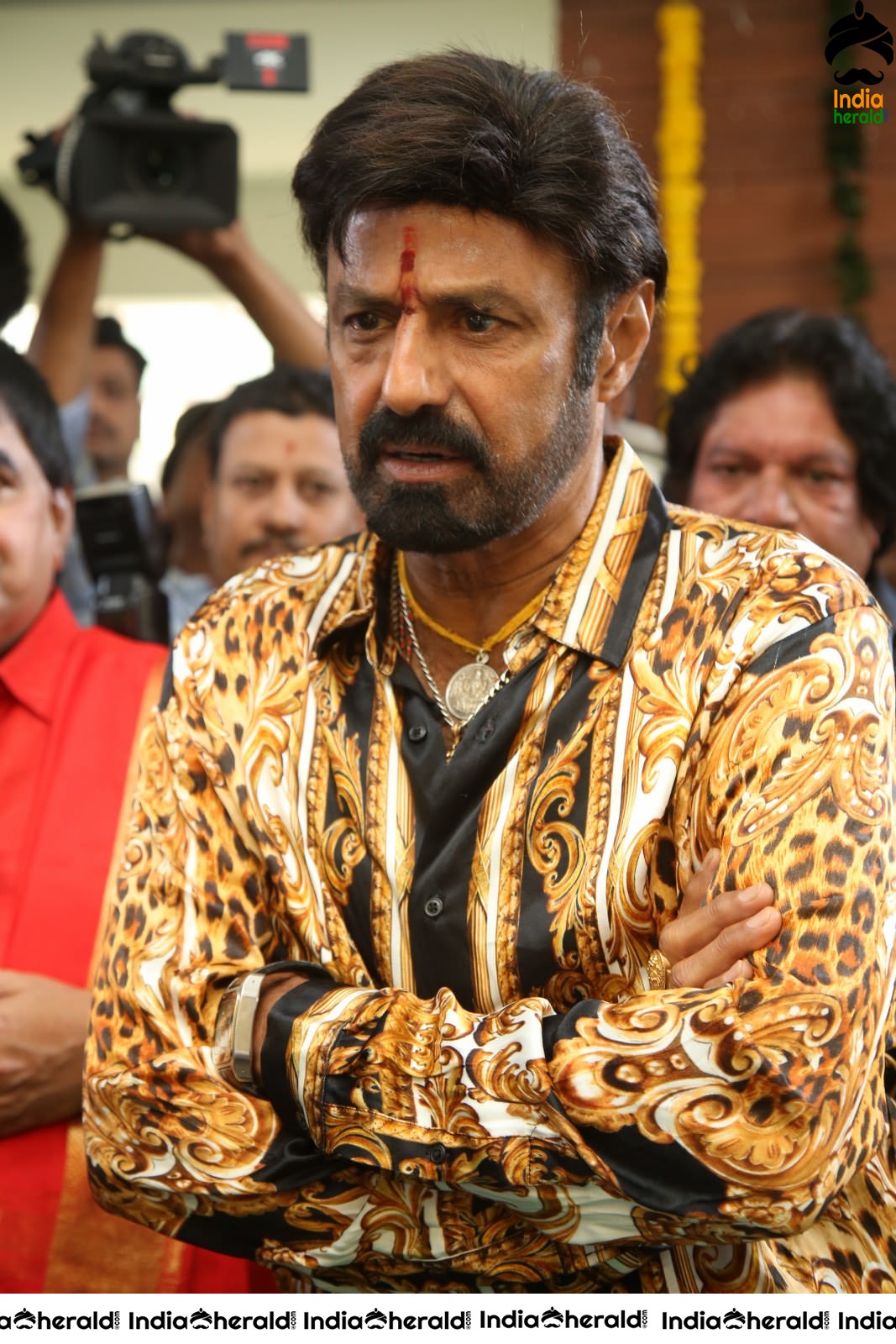 Actor Balakrishna Latest Stills from NBK106 Pooja Set 1