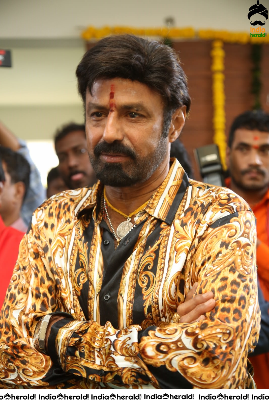 Actor Balakrishna Latest Stills from NBK106 Pooja Set 1