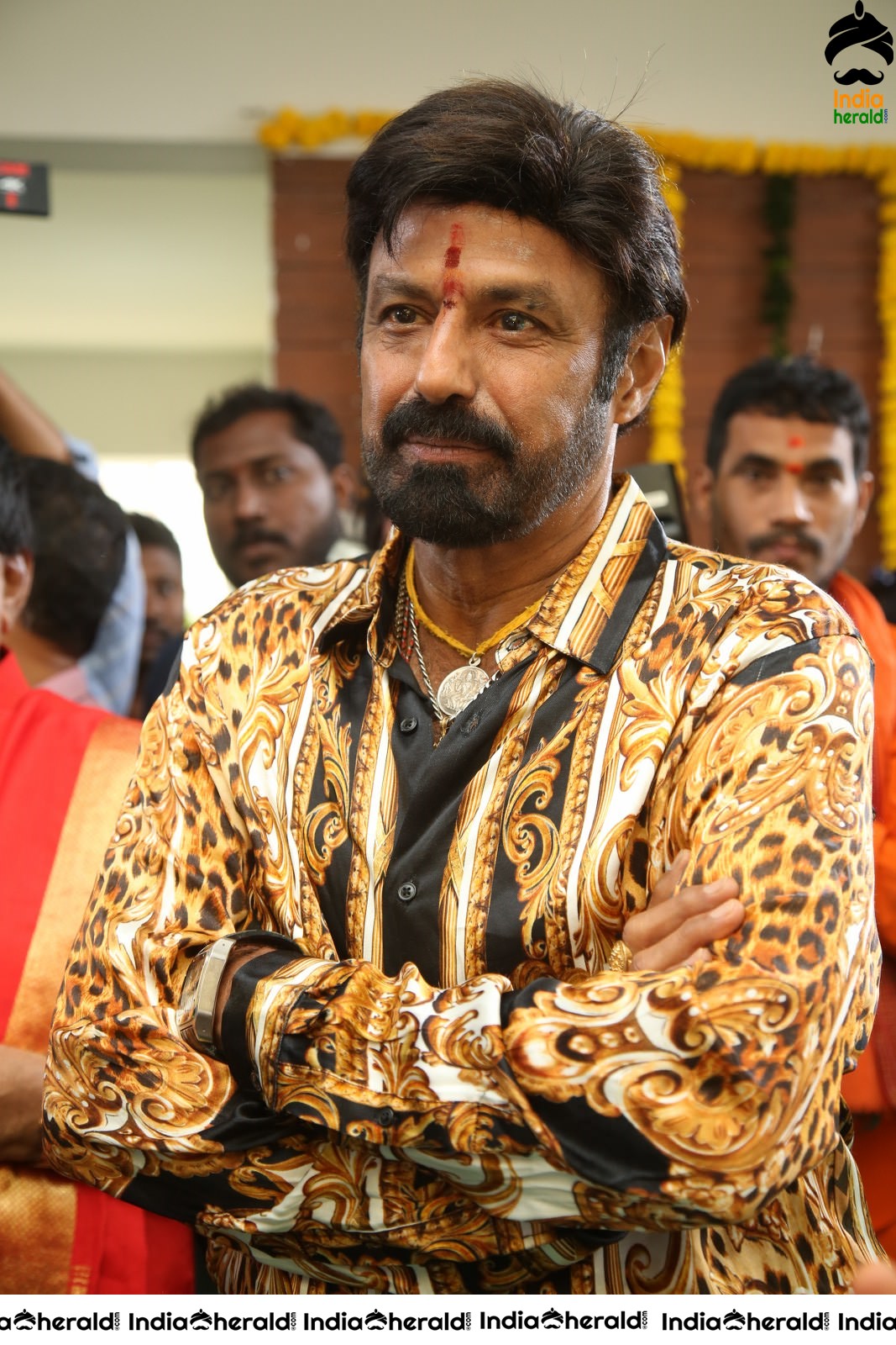 Actor Balakrishna Latest Stills from NBK106 Pooja Set 1