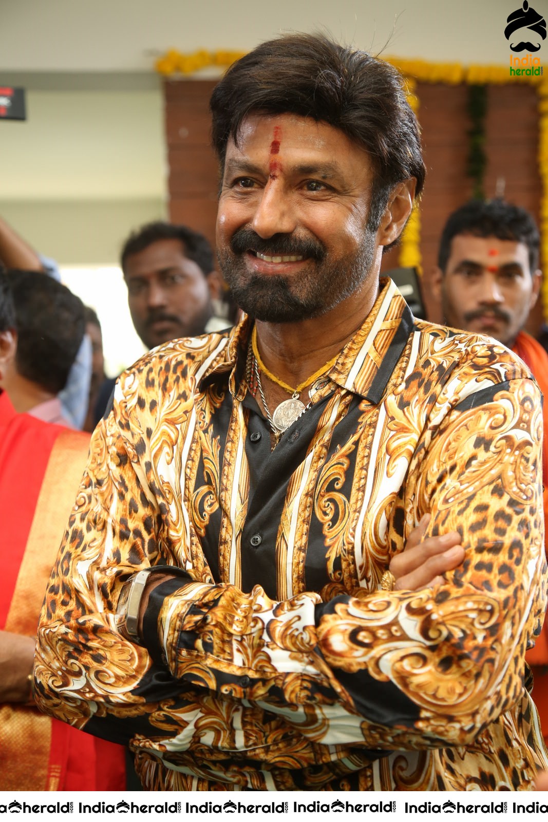 Actor Balakrishna Latest Stills from NBK106 Pooja Set 1