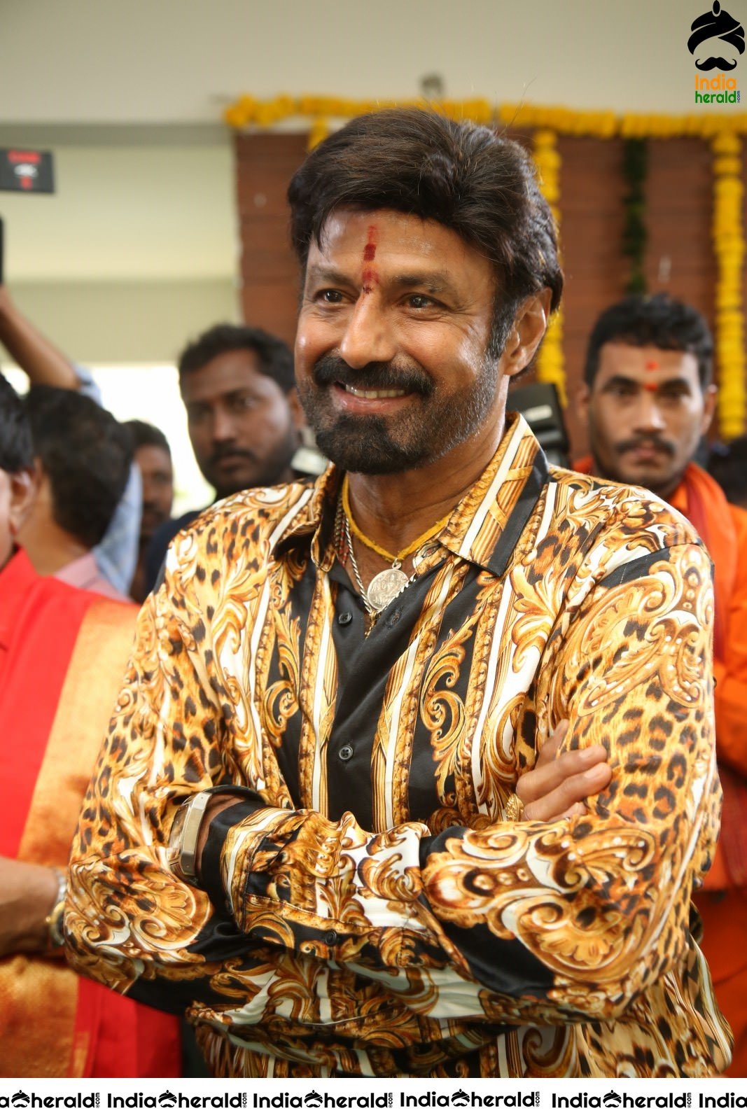 Actor Balakrishna Latest Stills from NBK106 Pooja Set 1