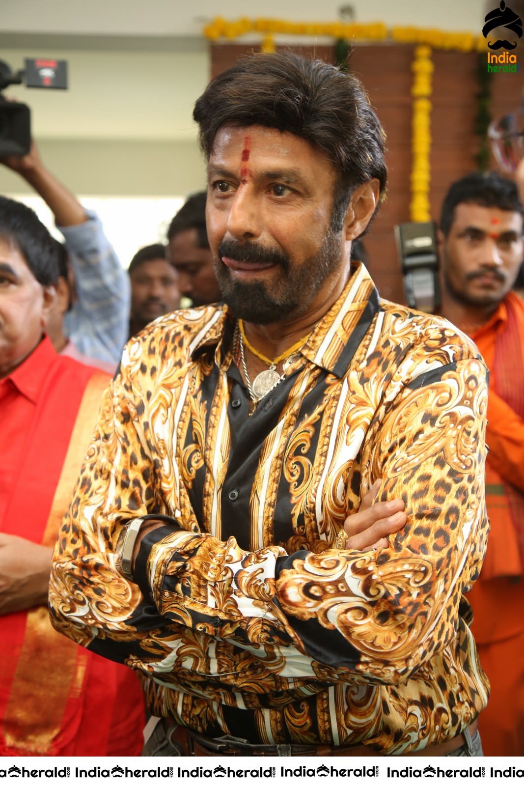 Actor Balakrishna Latest Stills from NBK106 Pooja Set 1