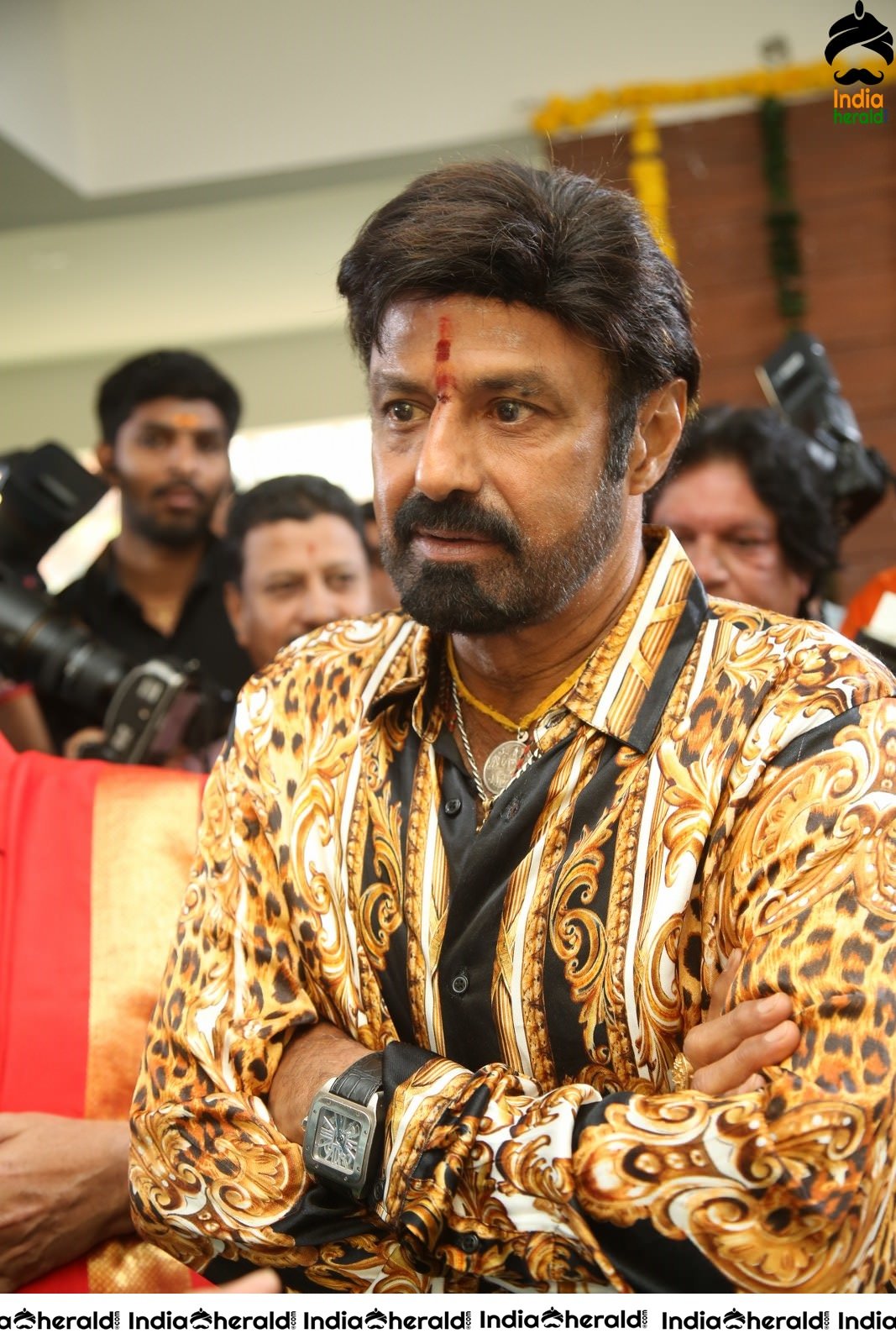 Actor Balakrishna Latest Stills from NBK106 Pooja Set 1