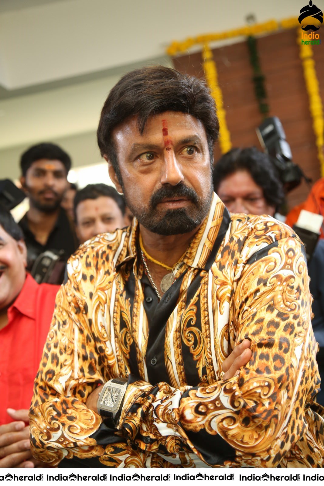 Actor Balakrishna Latest Stills from NBK106 Pooja Set 1