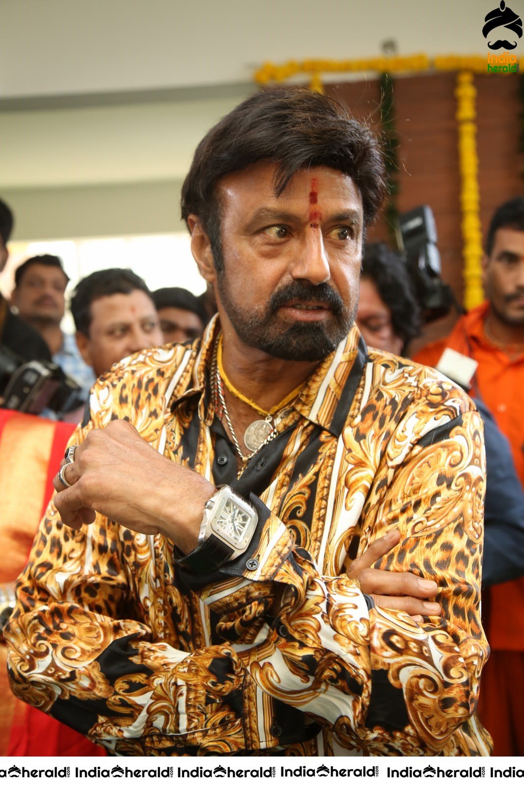 Actor Balakrishna Latest Stills from NBK106 Pooja Set 1