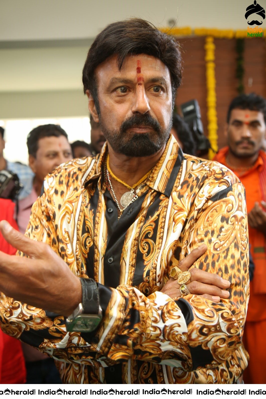 Actor Balakrishna Latest Stills from NBK106 Pooja Set 1