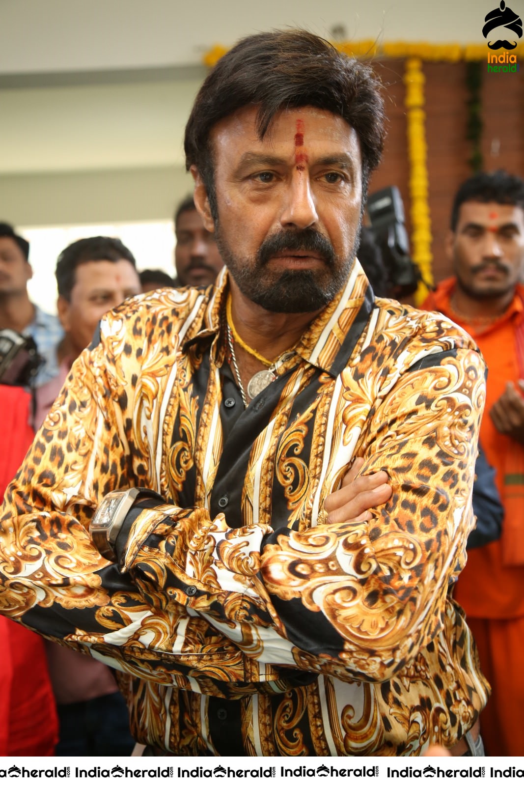 Actor Balakrishna Latest Stills from NBK106 Pooja Set 1