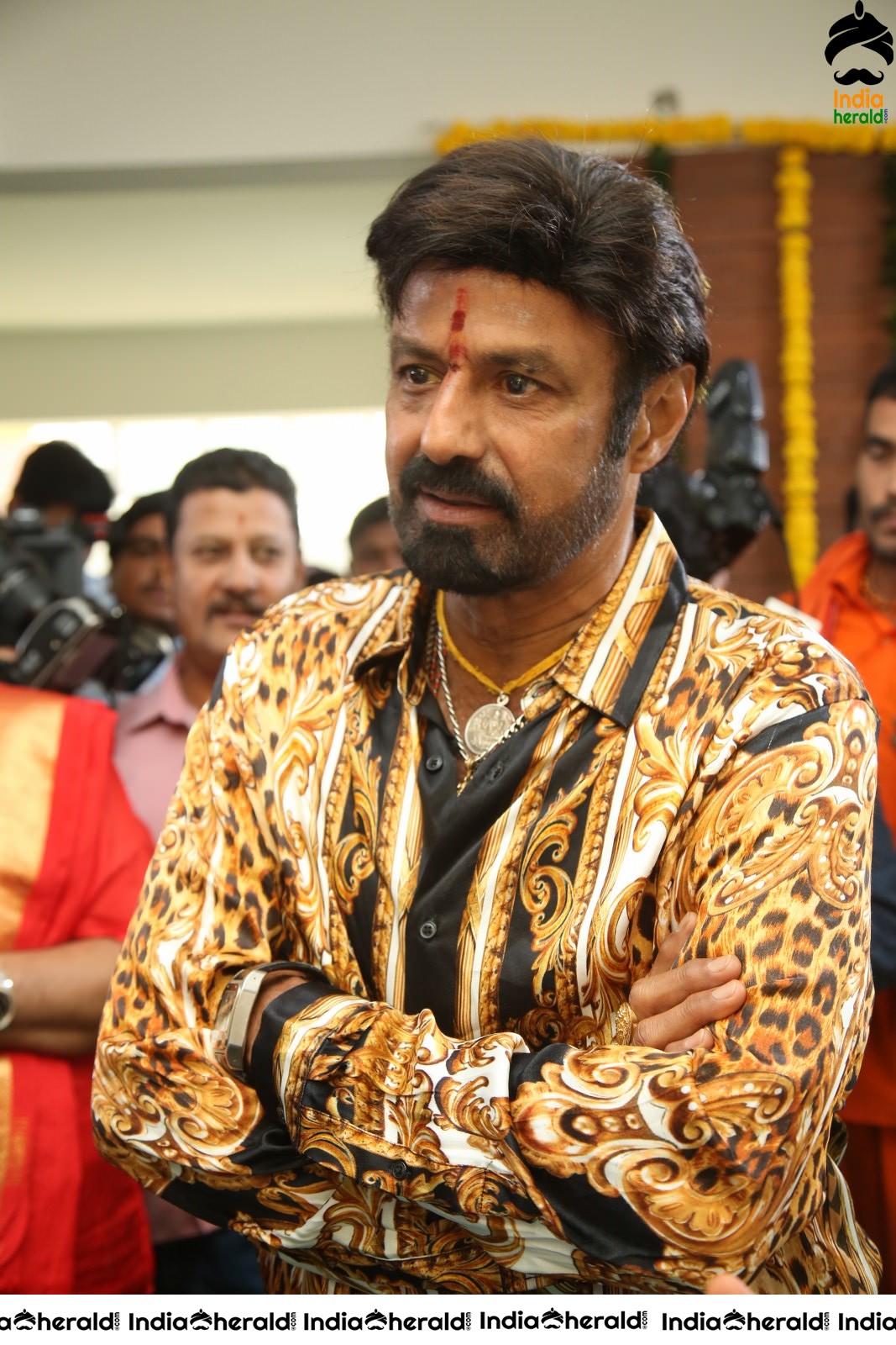 Actor Balakrishna Latest Stills from NBK106 Pooja Set 1