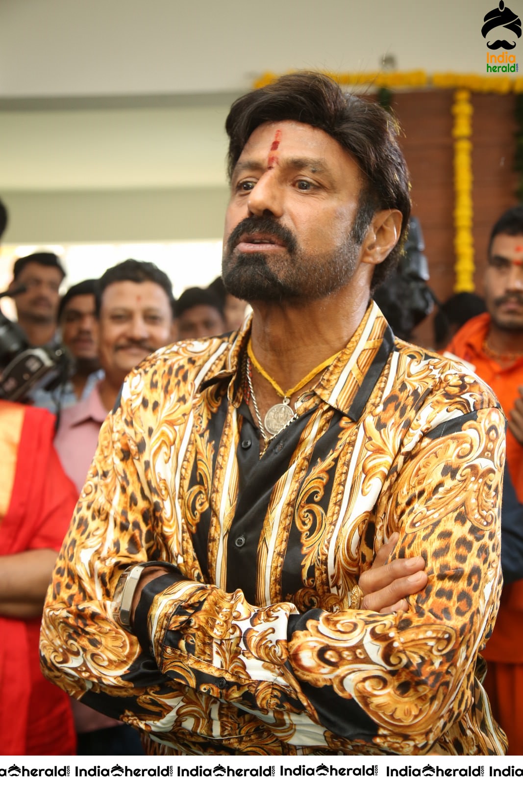 Actor Balakrishna Latest Stills from NBK106 Pooja Set 1