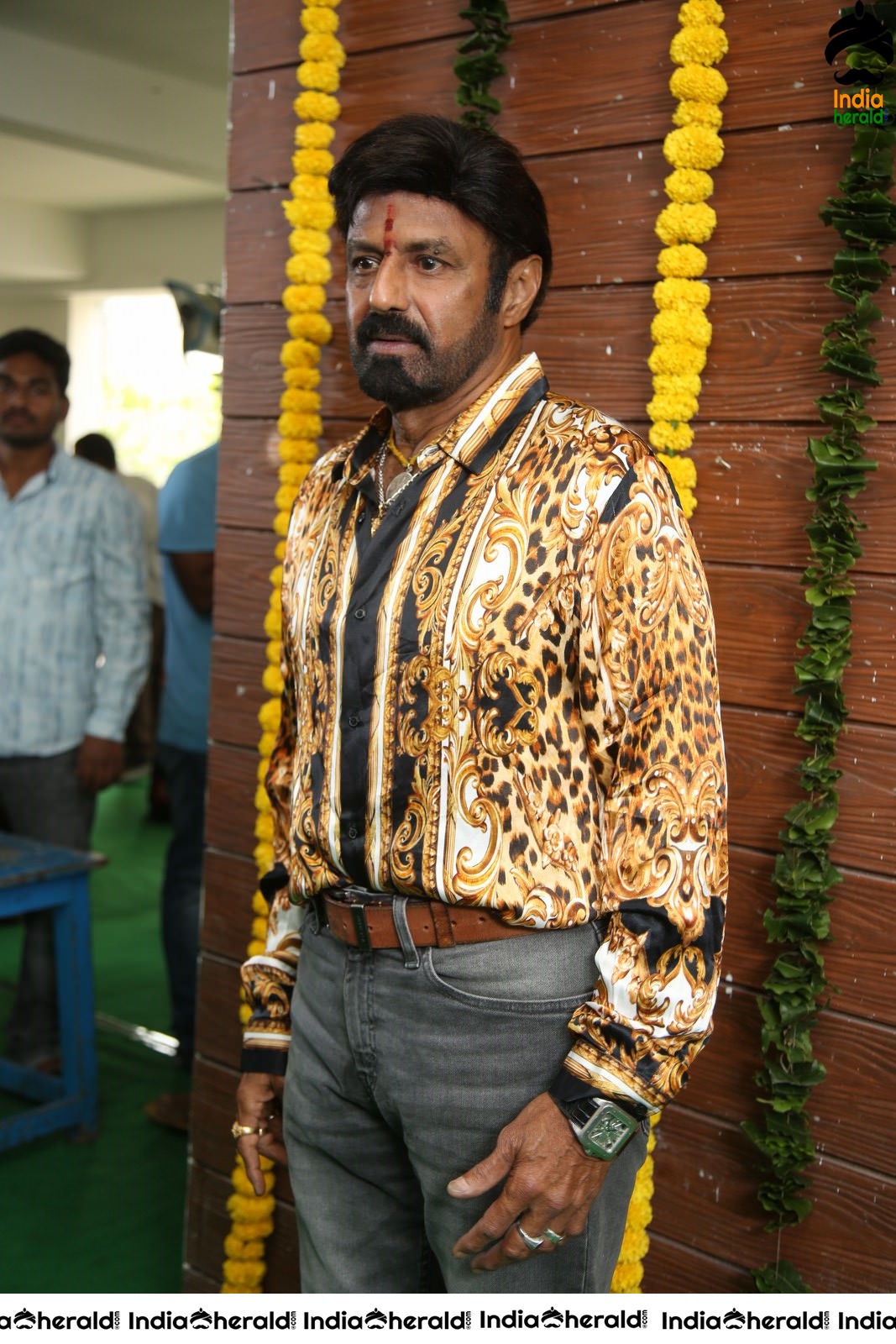 Actor Balakrishna Latest Stills from NBK106 Pooja Set 2