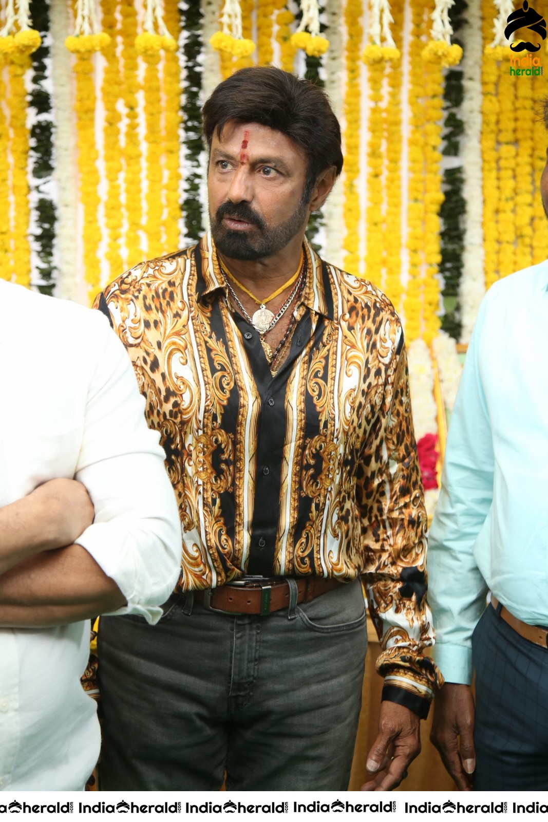 Actor Balakrishna Latest Stills from NBK106 Pooja Set 2