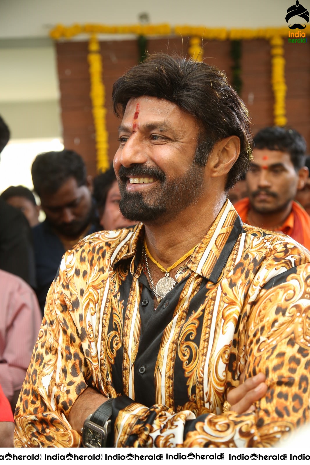 Actor Balakrishna Latest Stills from NBK106 Pooja Set 2