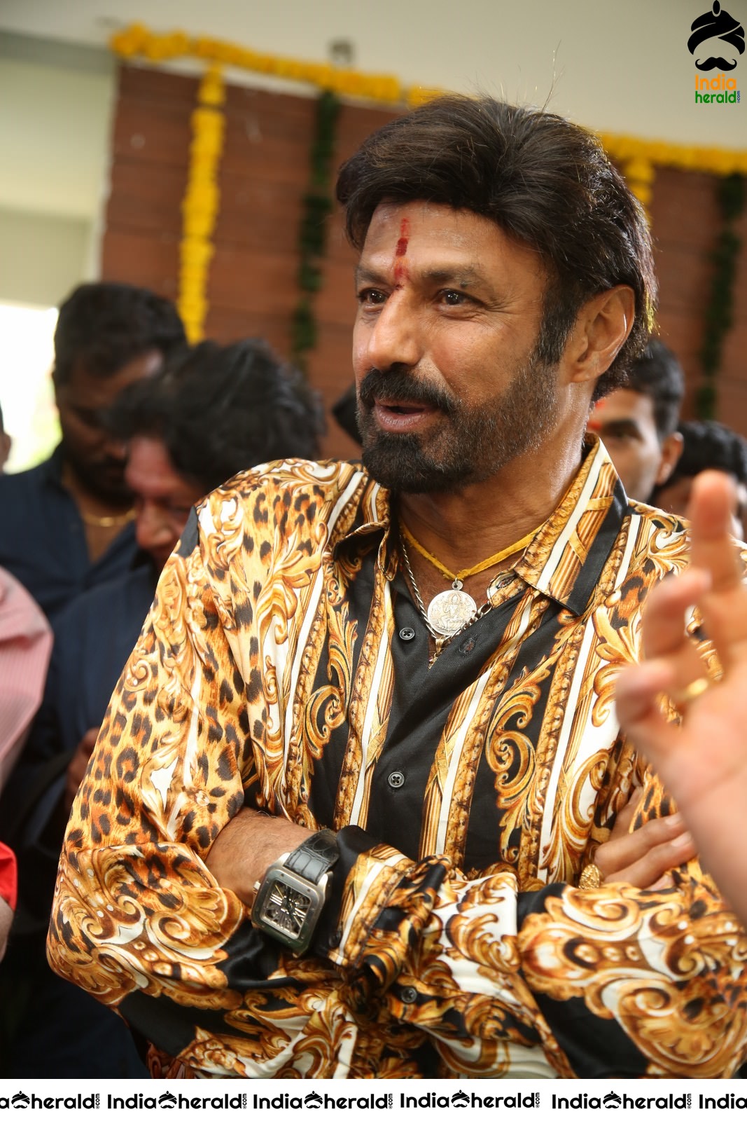 Actor Balakrishna Latest Stills from NBK106 Pooja Set 2