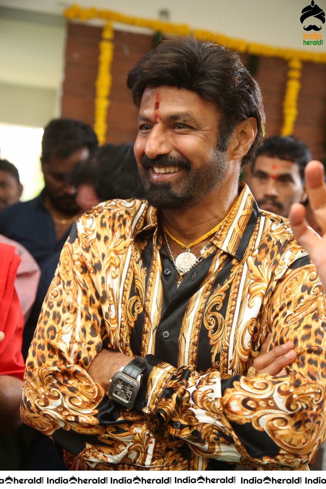 Actor Balakrishna Latest Stills from NBK106 Pooja Set 2