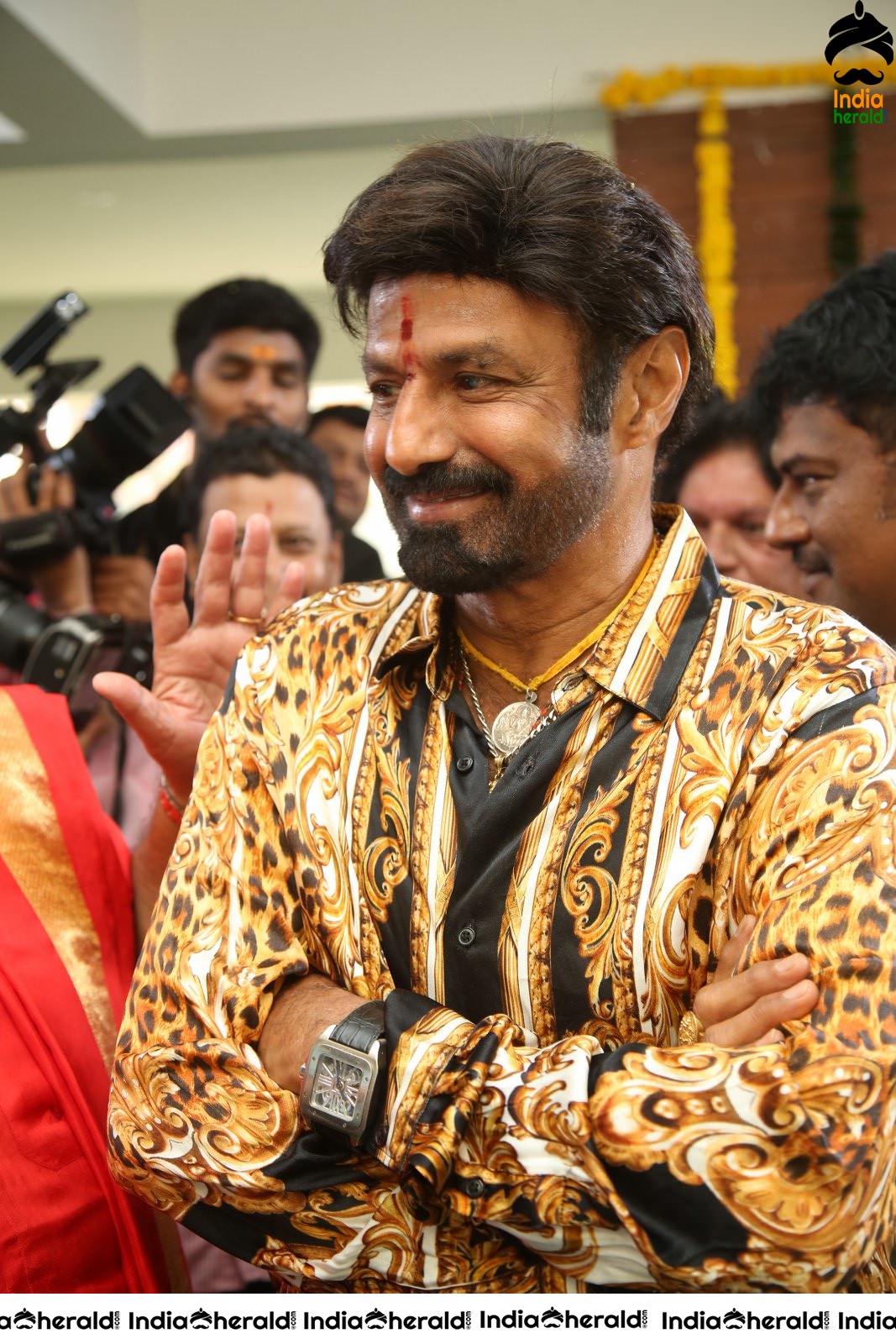 Actor Balakrishna Latest Stills from NBK106 Pooja Set 2