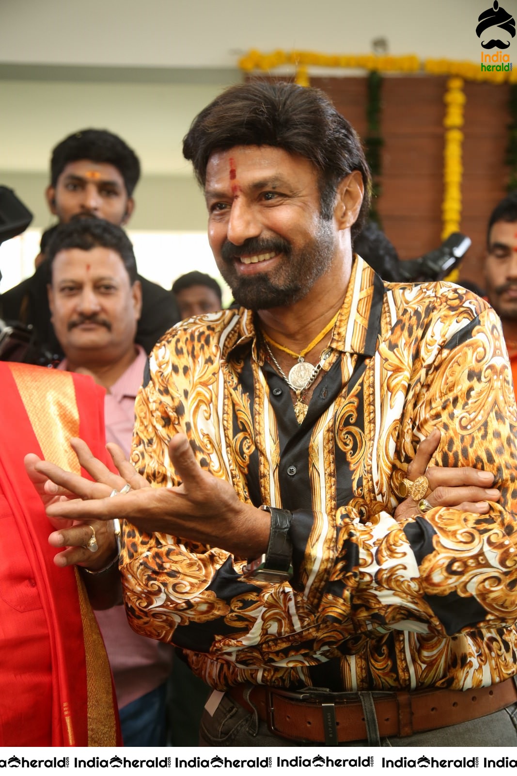 Actor Balakrishna Latest Stills from NBK106 Pooja Set 2