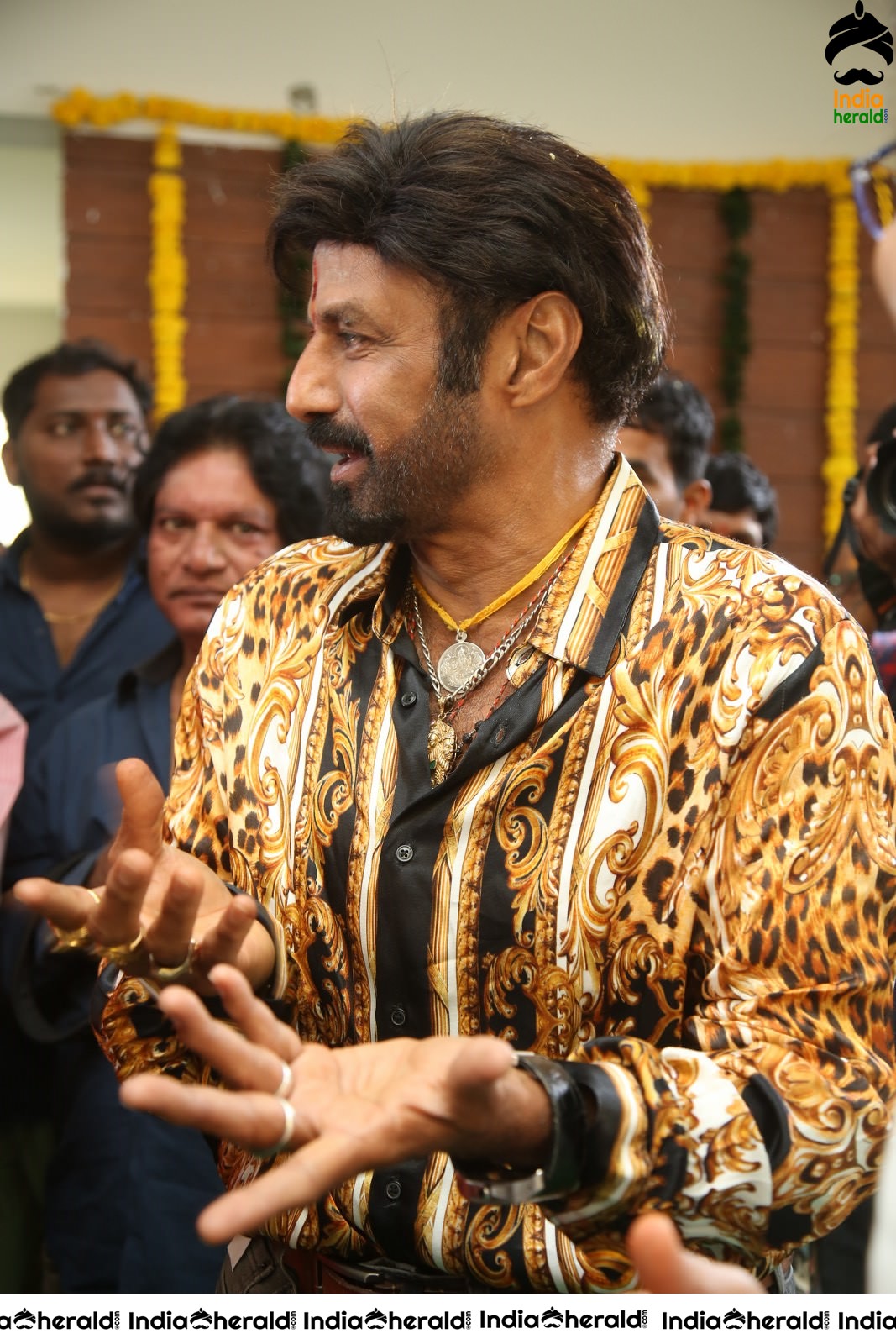 Actor Balakrishna Latest Stills from NBK106 Pooja Set 2