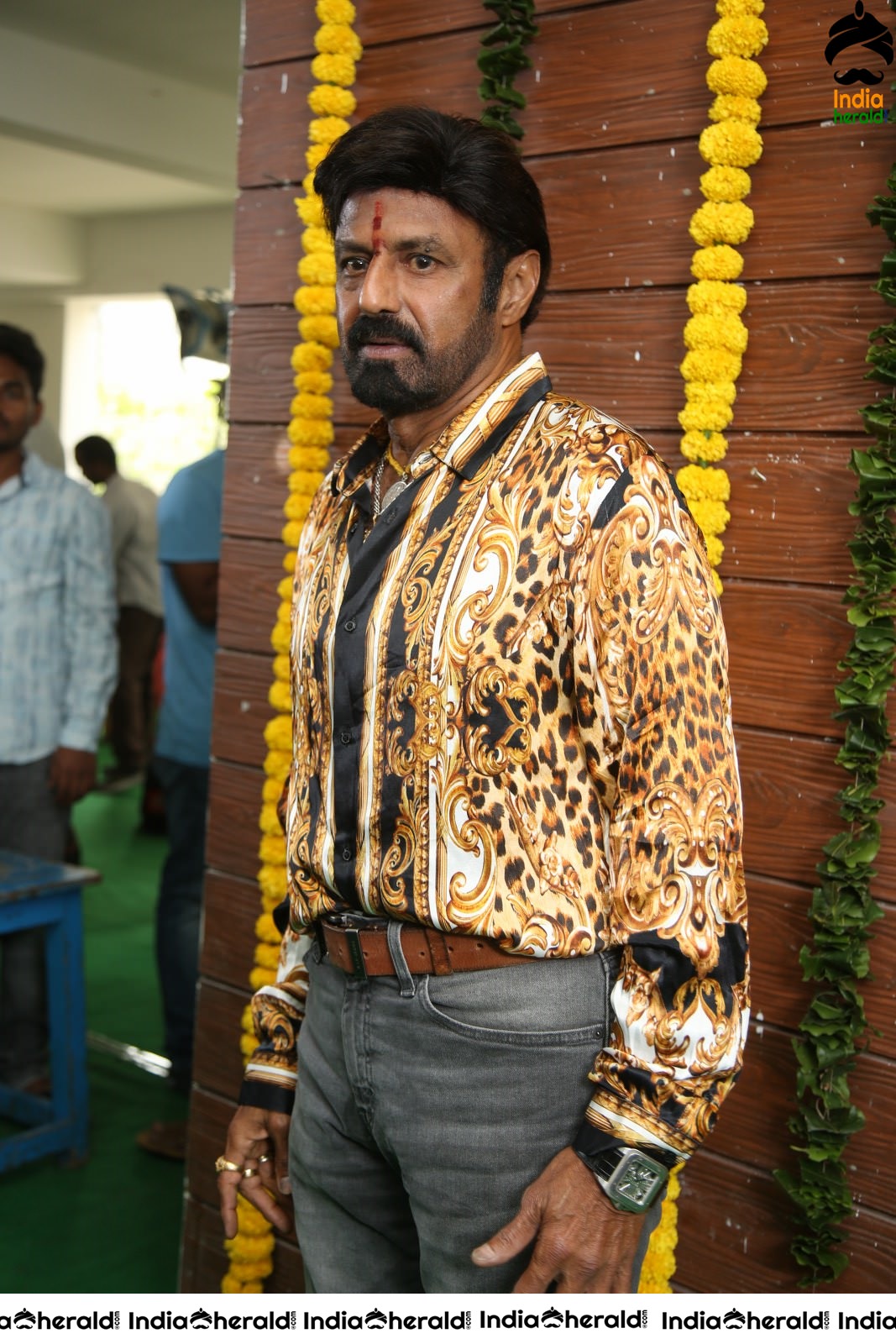 Actor Balakrishna Latest Stills from NBK106 Pooja Set 2