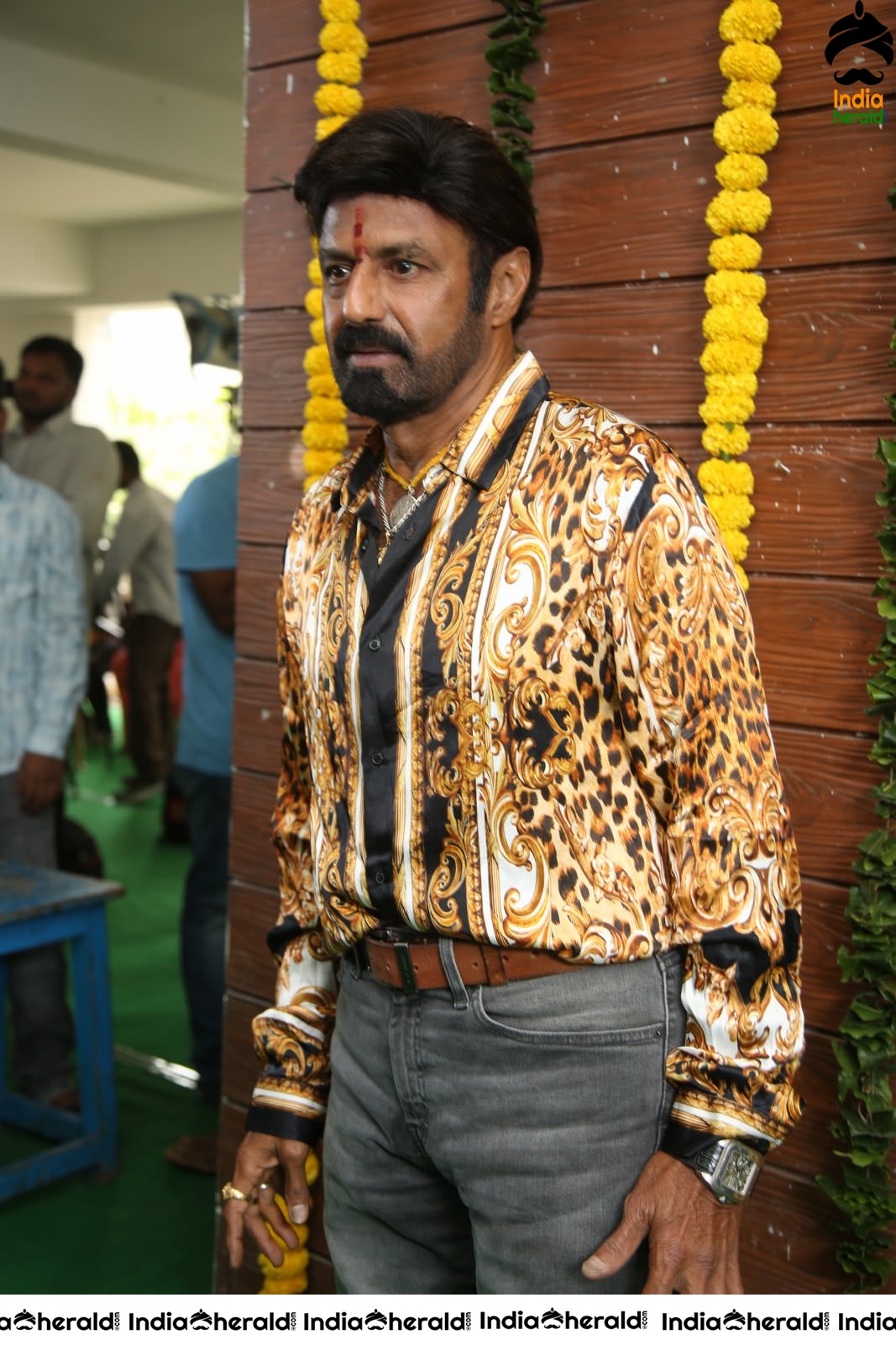 Actor Balakrishna Latest Stills from NBK106 Pooja Set 2