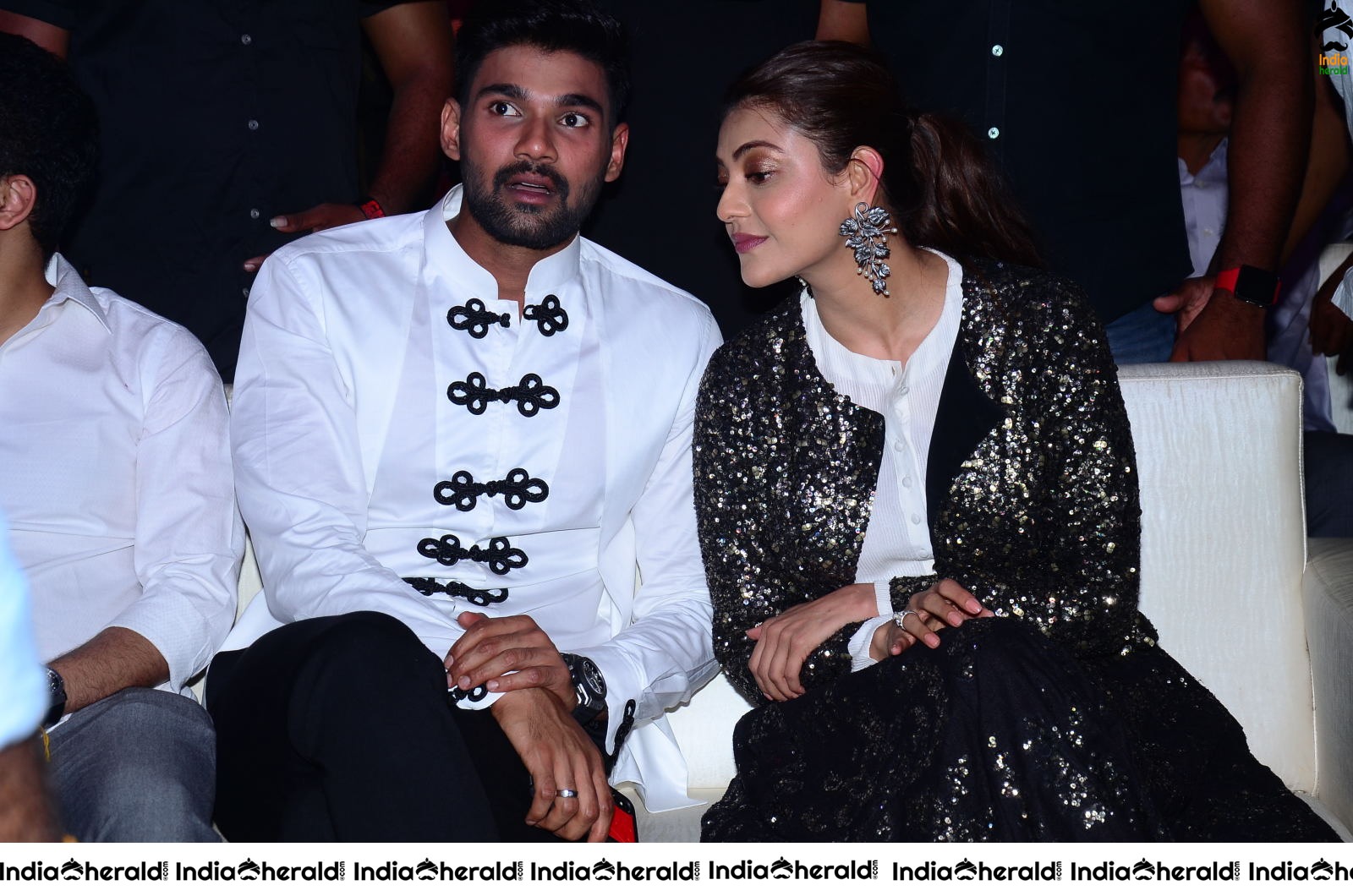 Actor Bellamkonda Sai Sreenivas Photos with Kajal Aggarwal