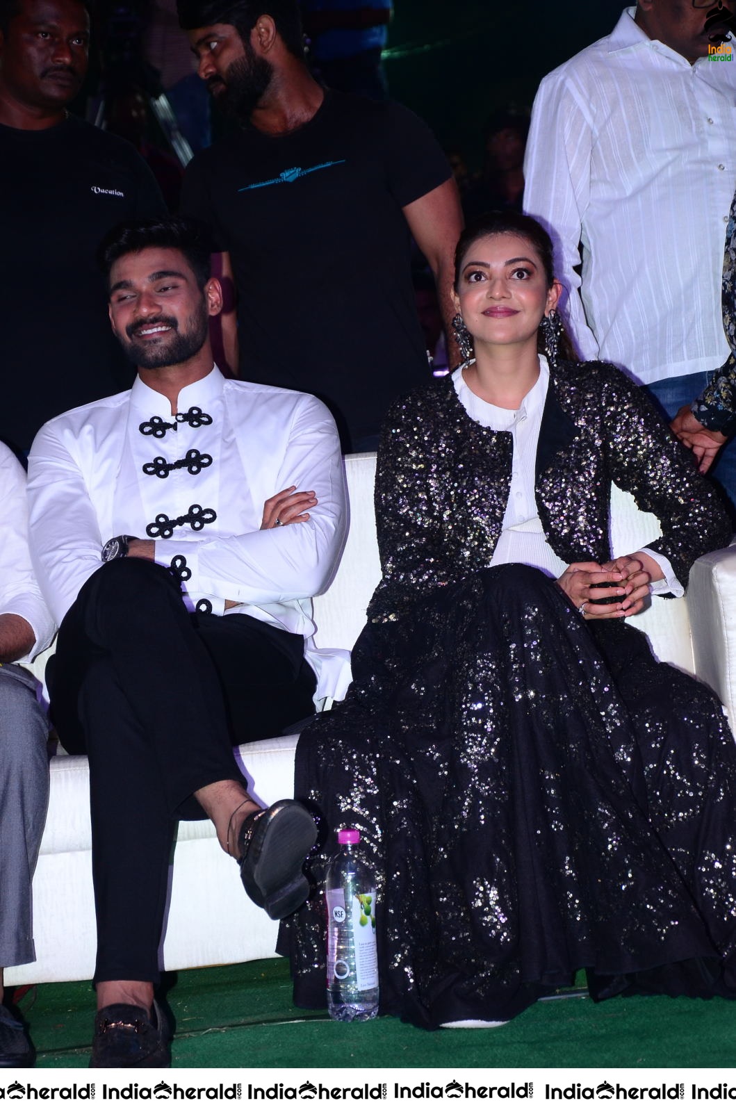 Actor Bellamkonda Sai Sreenivas Photos with Kajal Aggarwal