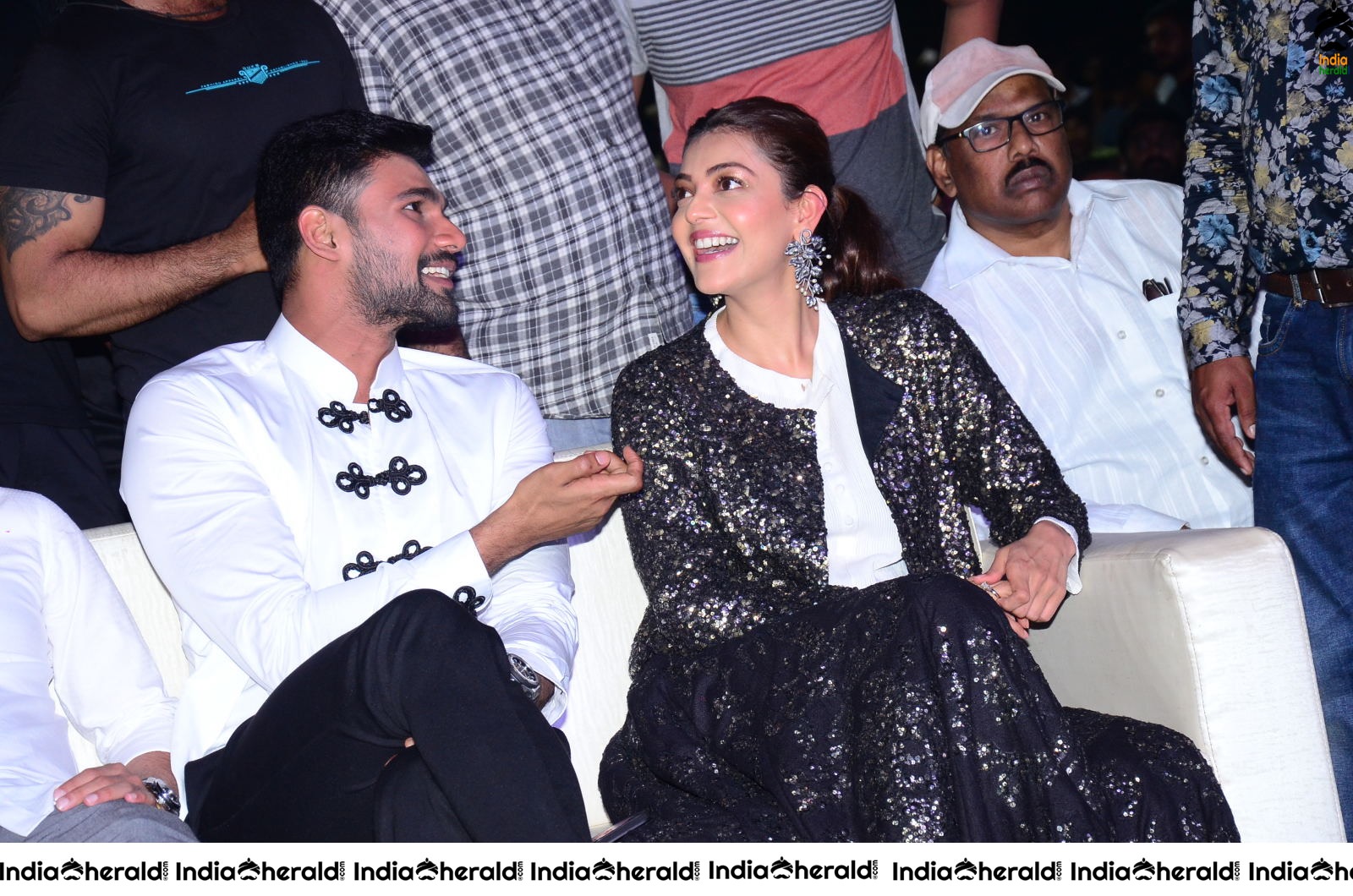 Actor Bellamkonda Sai Sreenivas Photos with Kajal Aggarwal