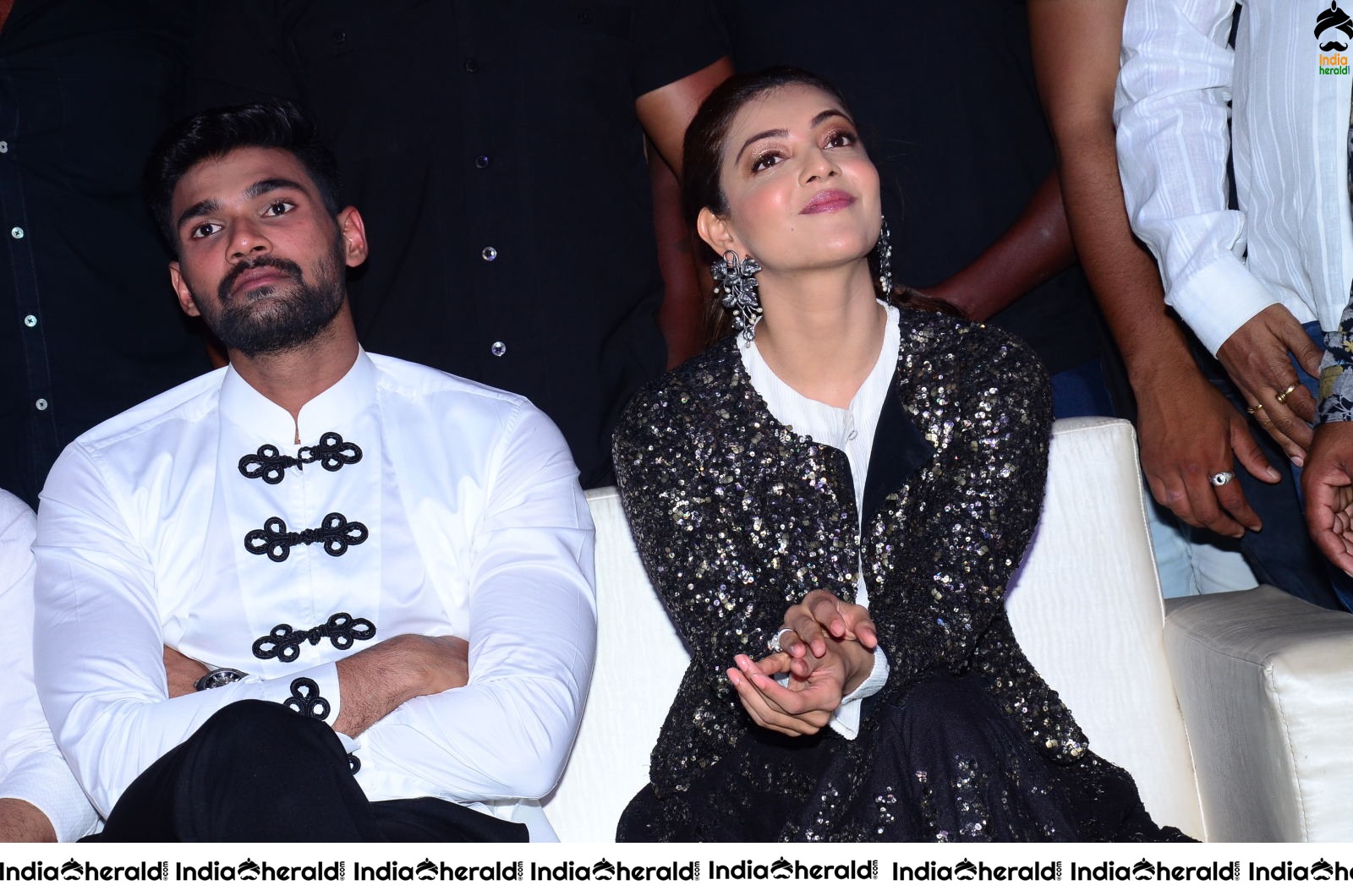 Actor Bellamkonda Sai Sreenivas Photos with Kajal Aggarwal