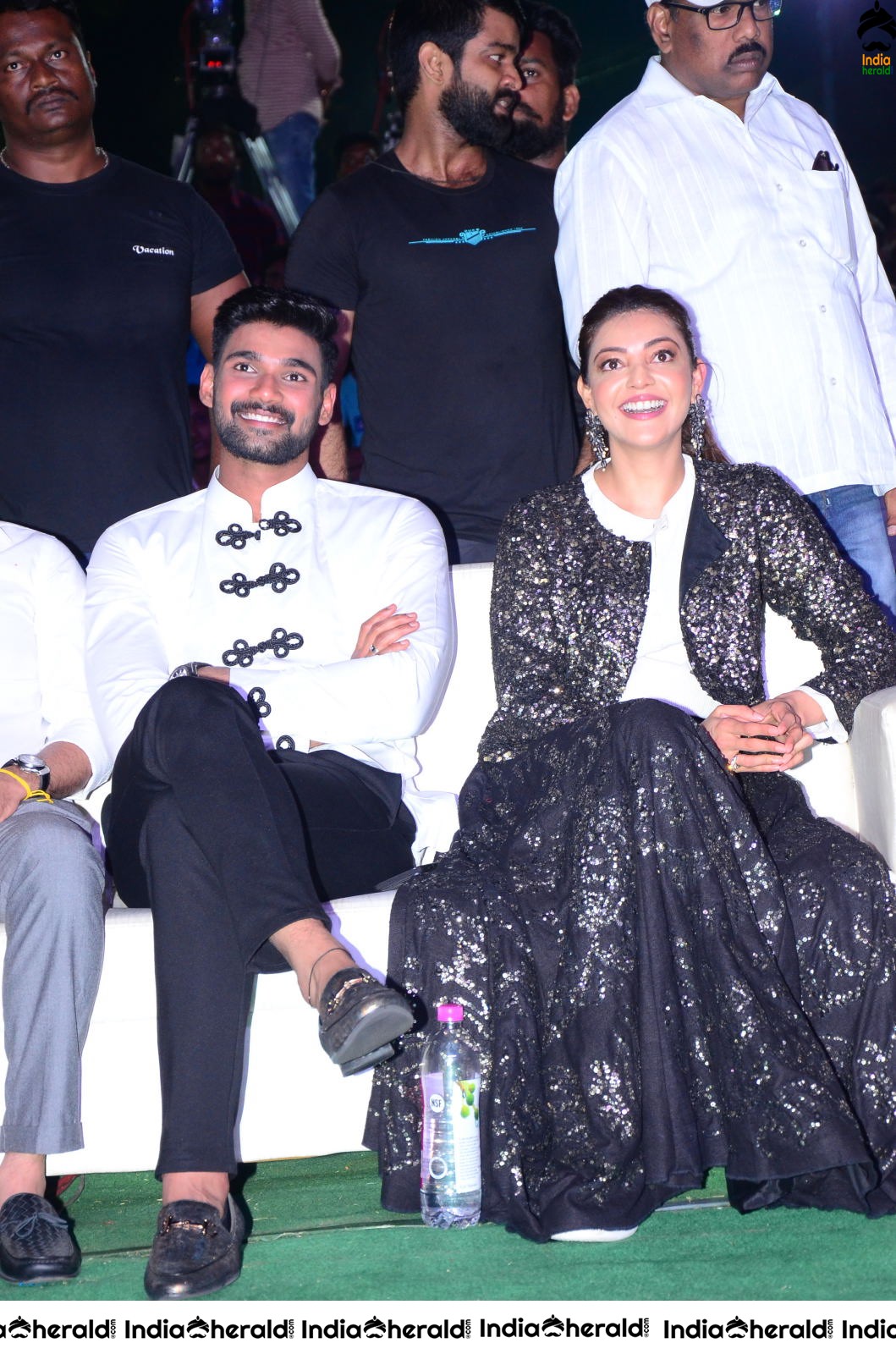Actor Bellamkonda Sai Sreenivas Photos with Kajal Aggarwal